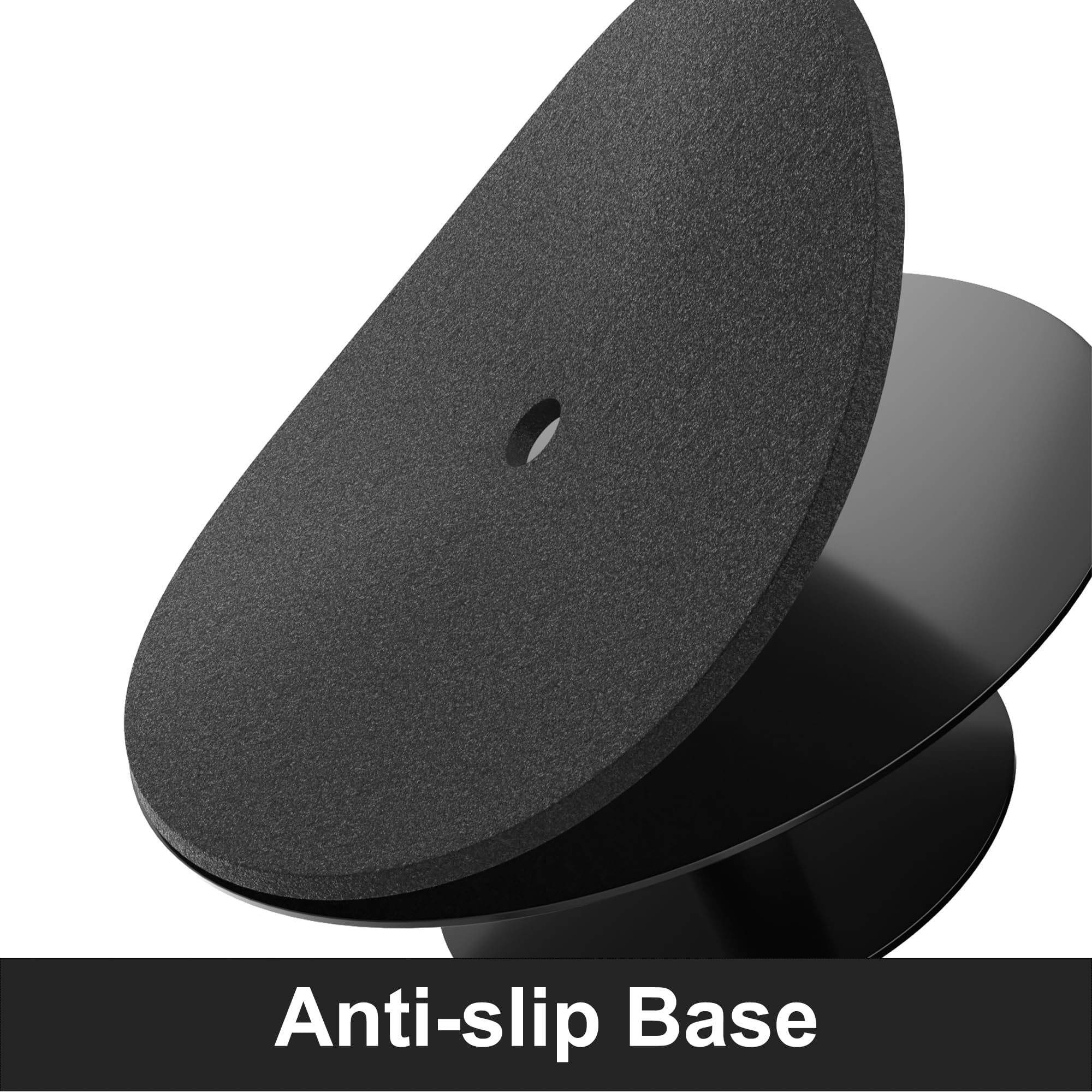 Niffgaff Stainless Steel Freestanding Toilet Paper Holder Stand, Matte Black, Holds 5 Rolls, Model a16b02