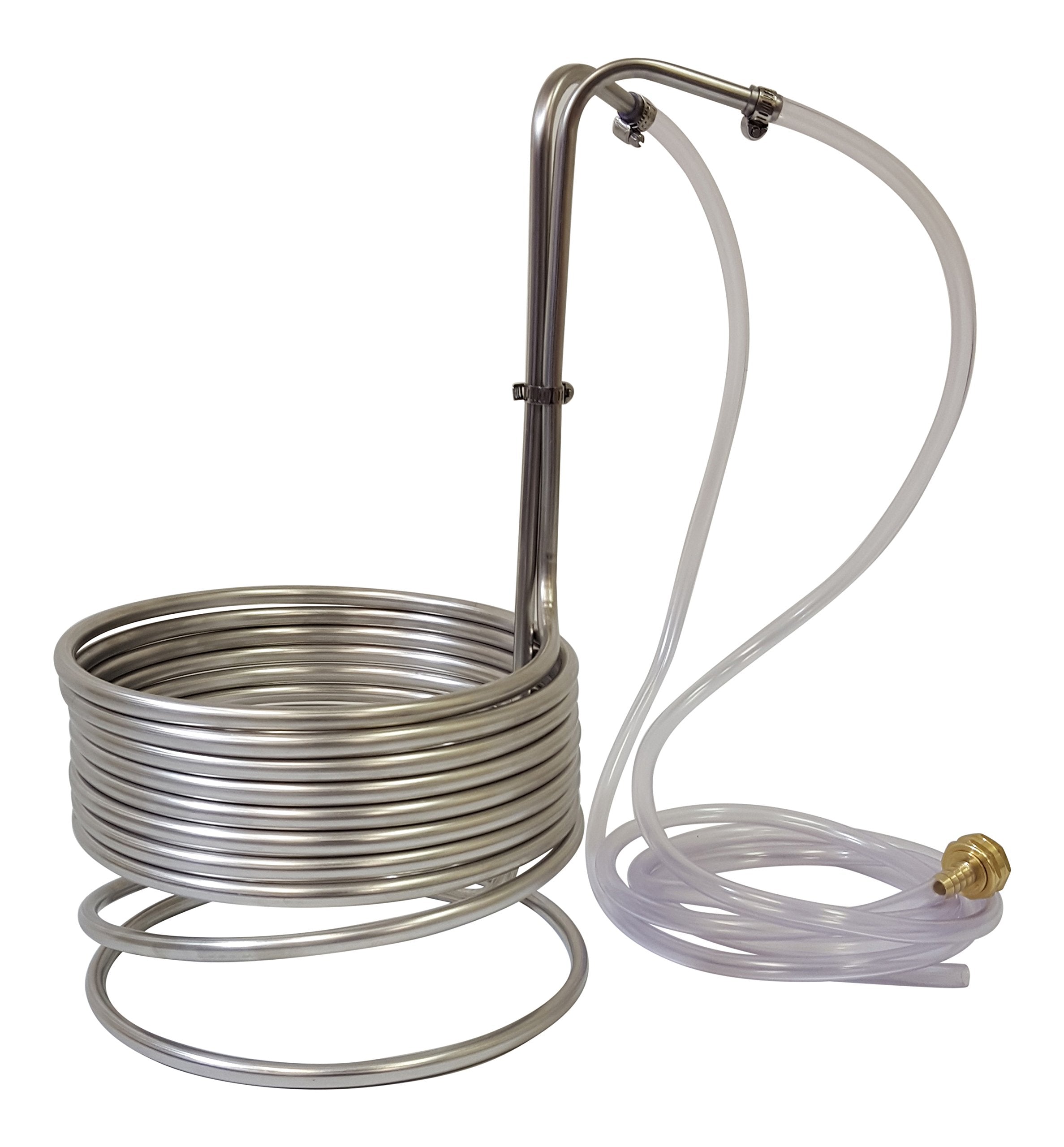 Ny Brew Supply Stainless Steel Wort Chiller, 3/8'' X 2.5', Silver
