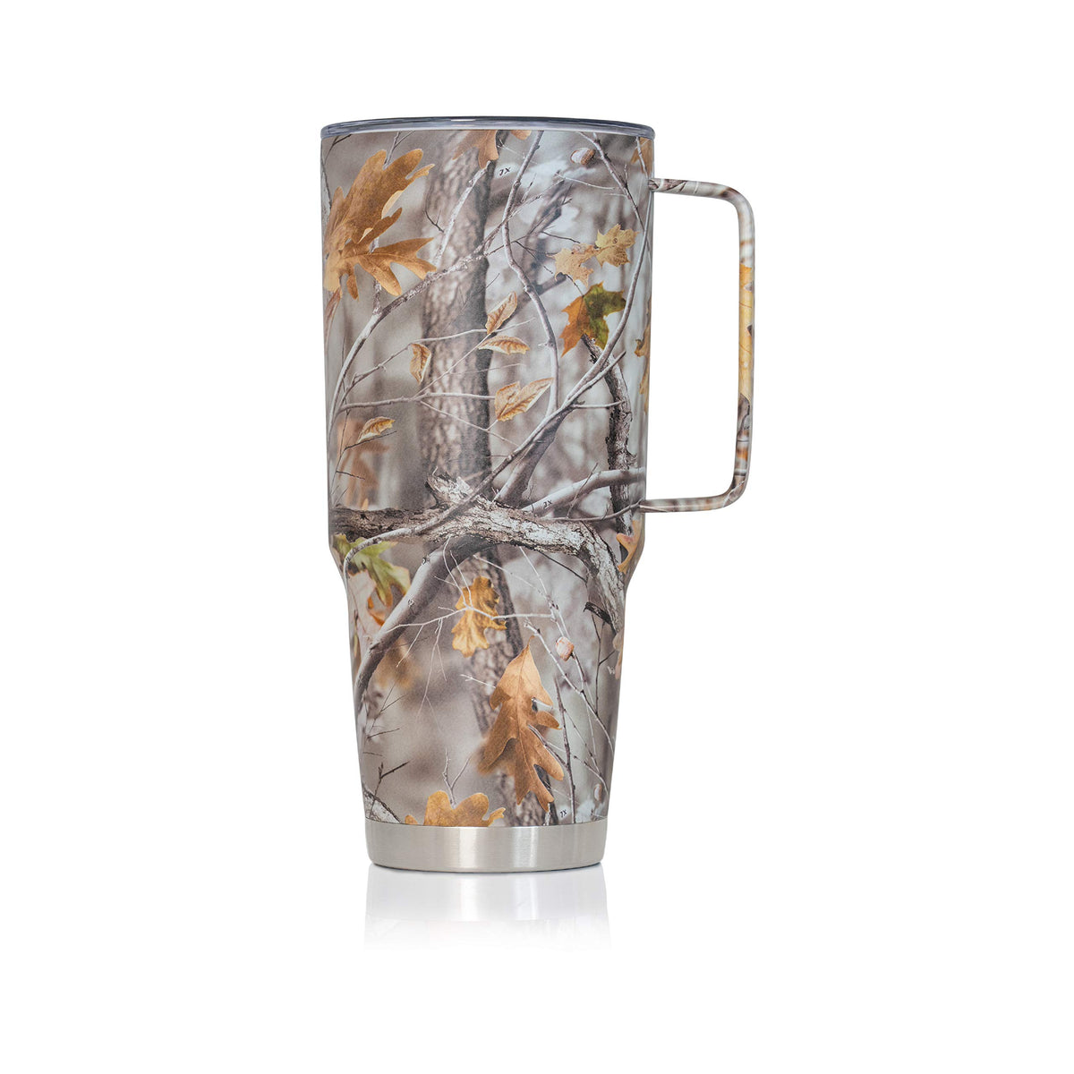 Maxam Xpac 64 Ounce Double Vacuum Wall Stainless Steel Tumbler With Lid, Stainless Steel With Handle, Camo, Fits In A 4 Inch Wid