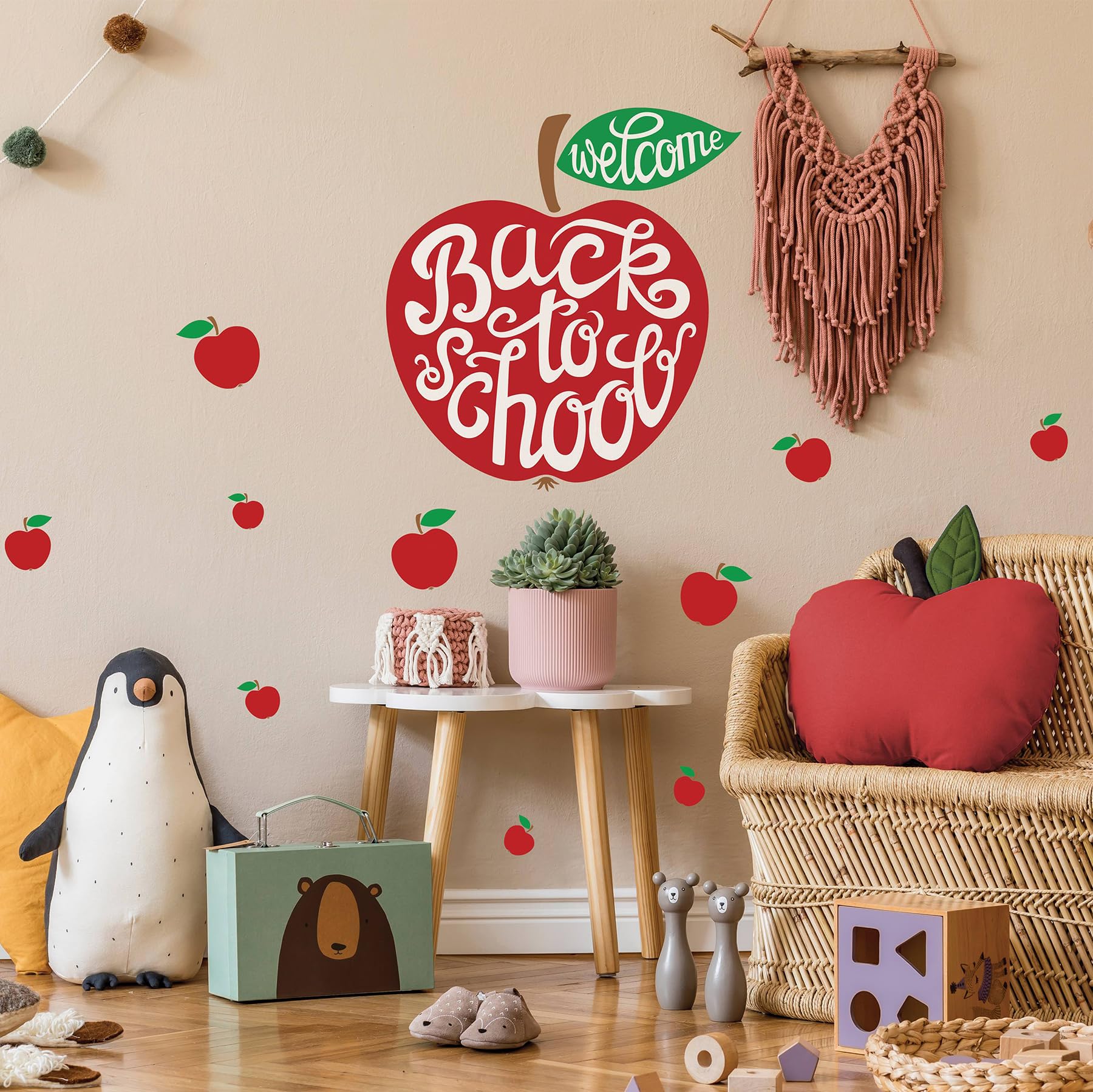 Back To School Apple Wall Decals By Roommates, Rmk5522Gm