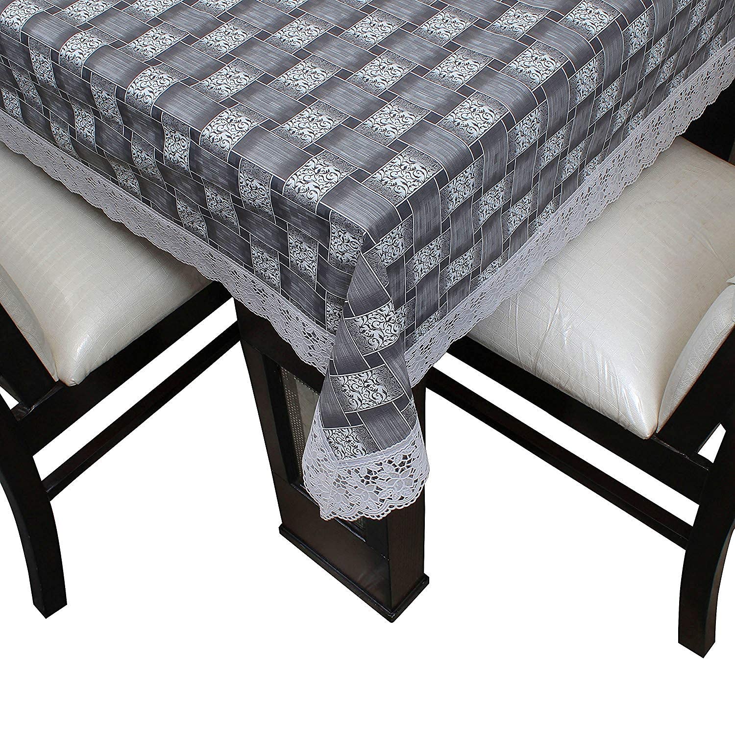 CASANEST Designer Waterproof Rectangular Table Cover for Dinning Table, 46 Seater (WxL) 54x78 inches printed002