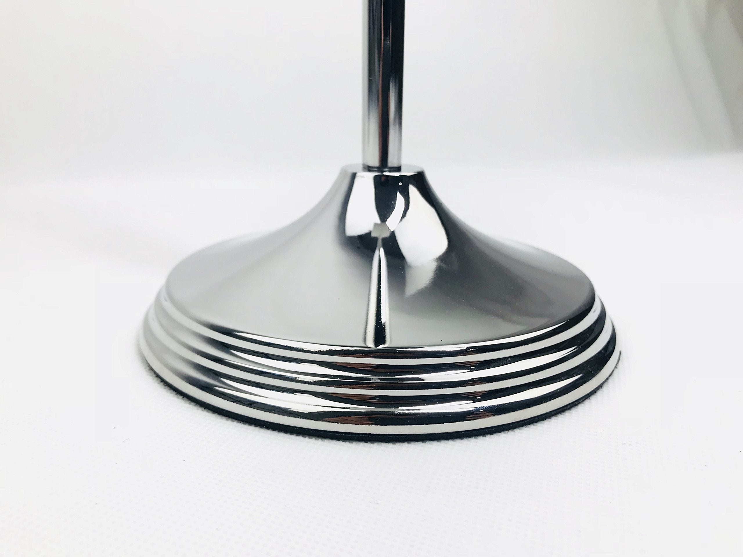 Sunnypoint Bathroom Free Standing Toilet Tissue Paper Roll Holder Stand With Reserve Function, Chrome Finish