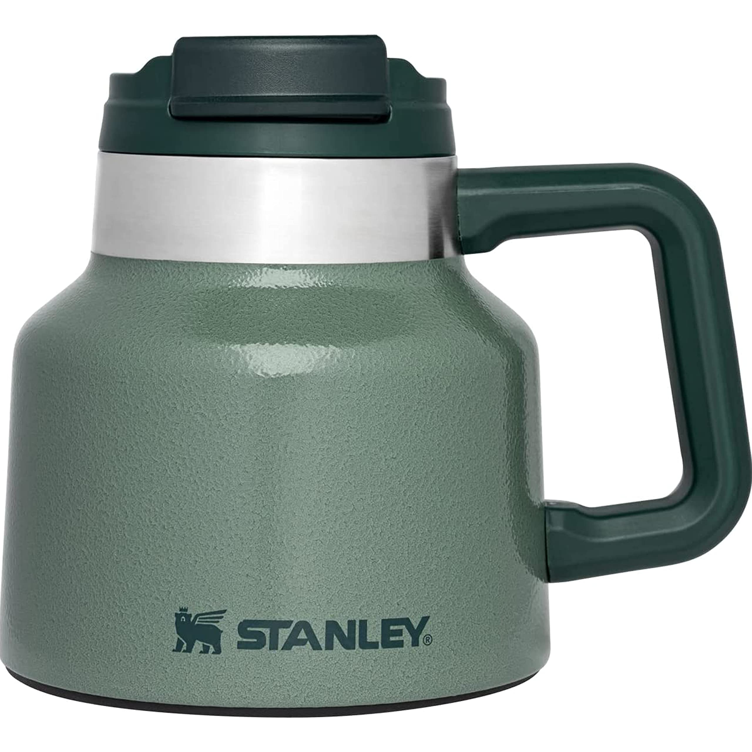 Stanley The Tough-To-Tip Admiral's Mug Hammertone 20OZ - Non-Spill Coffee Mug, Durable Design for Busy Mornings and Office Hours