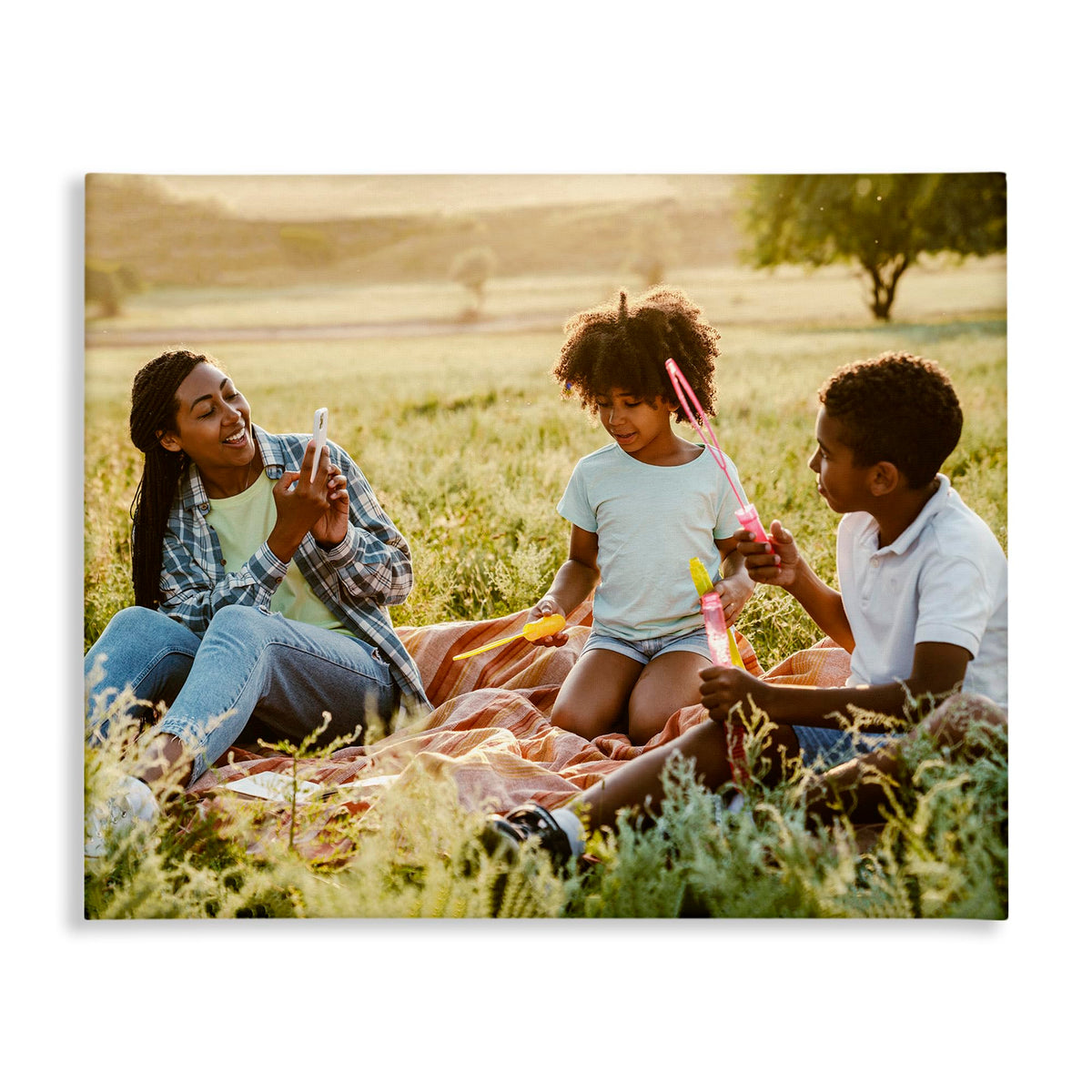 Stupell Industries Personalized Custom Print Rectangular Canvas Wall Art