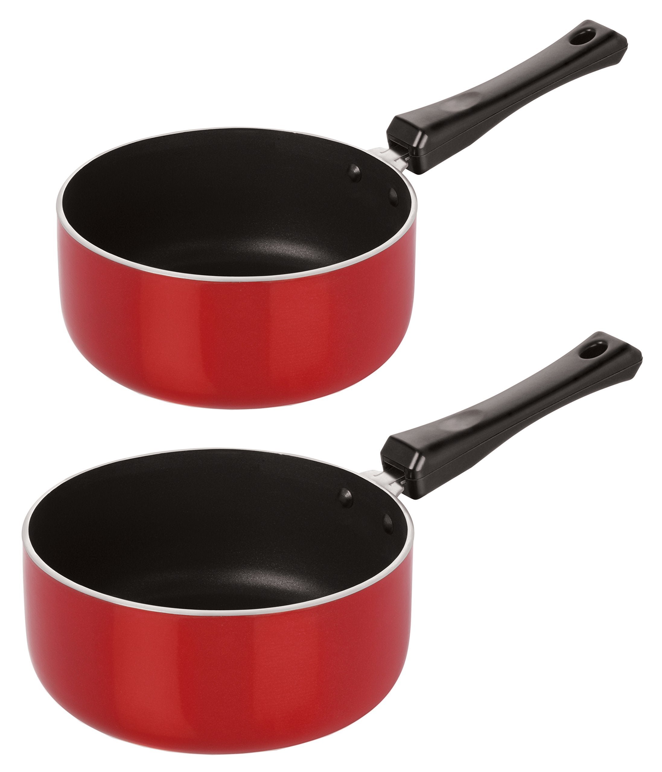 Nirlon NonStick Aluminium Odor Free 2 Piece Sauce Pan Combo Set, 2.6Mm_Sp(M)_Sp(B)