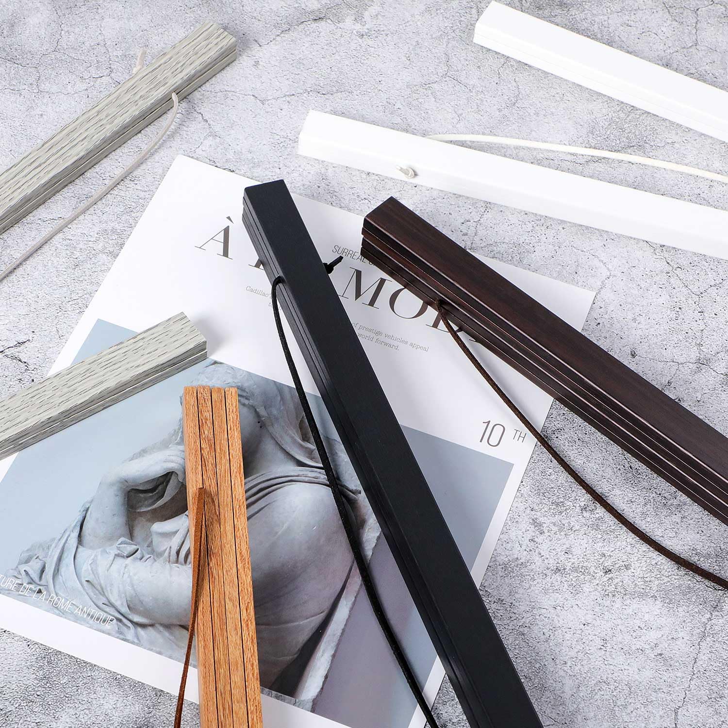 Benjia 40X27 40X30 40X20 Poster Frame, Magnetic Light Wood Wooden Frame Hanger For Photo Picutre Canvas Artwork Art Print Wall H