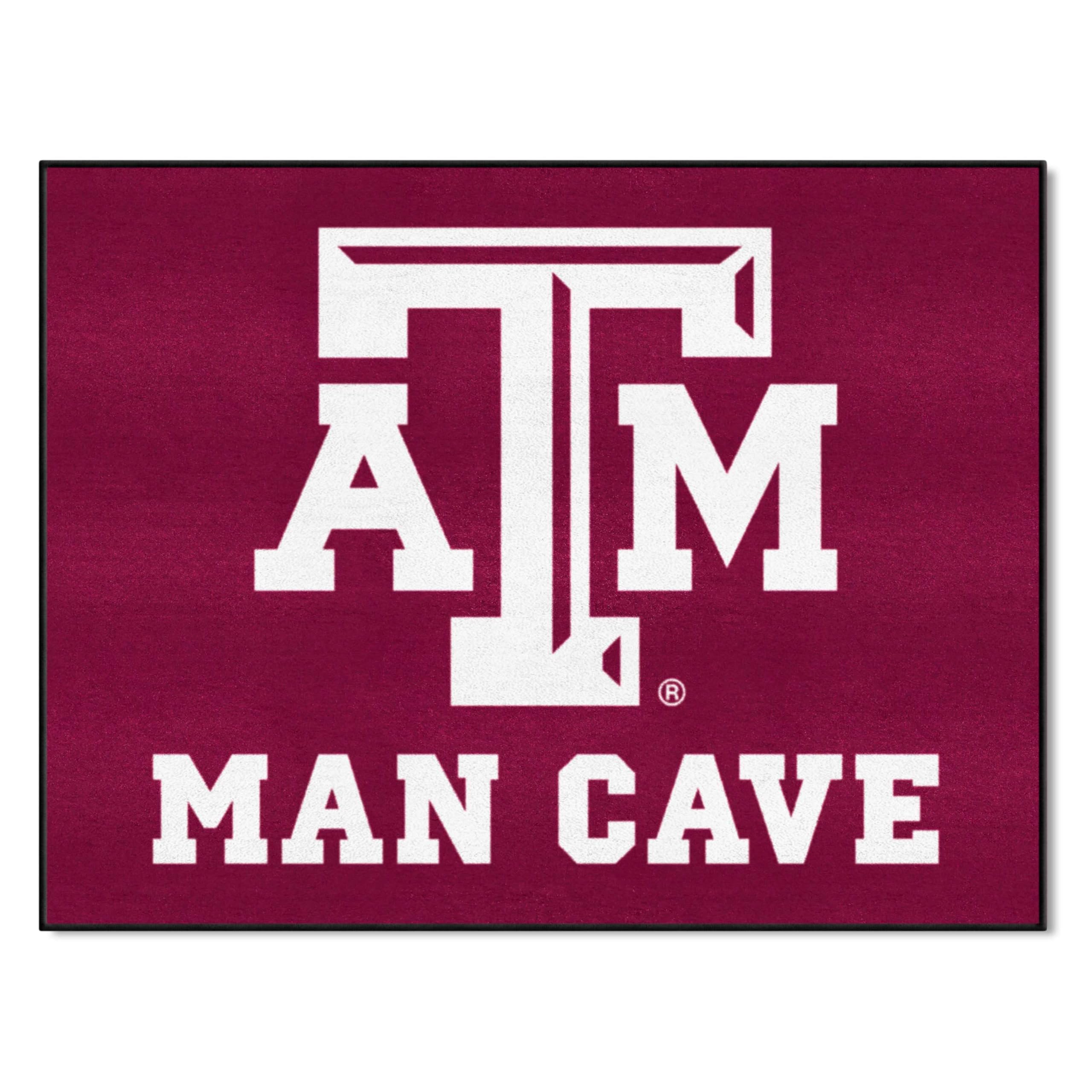 FANMATS 14609 Texas A&M University All-Star Mat - Man Cave | Maroon | 33.75x42.5 | TAM Primary Logo