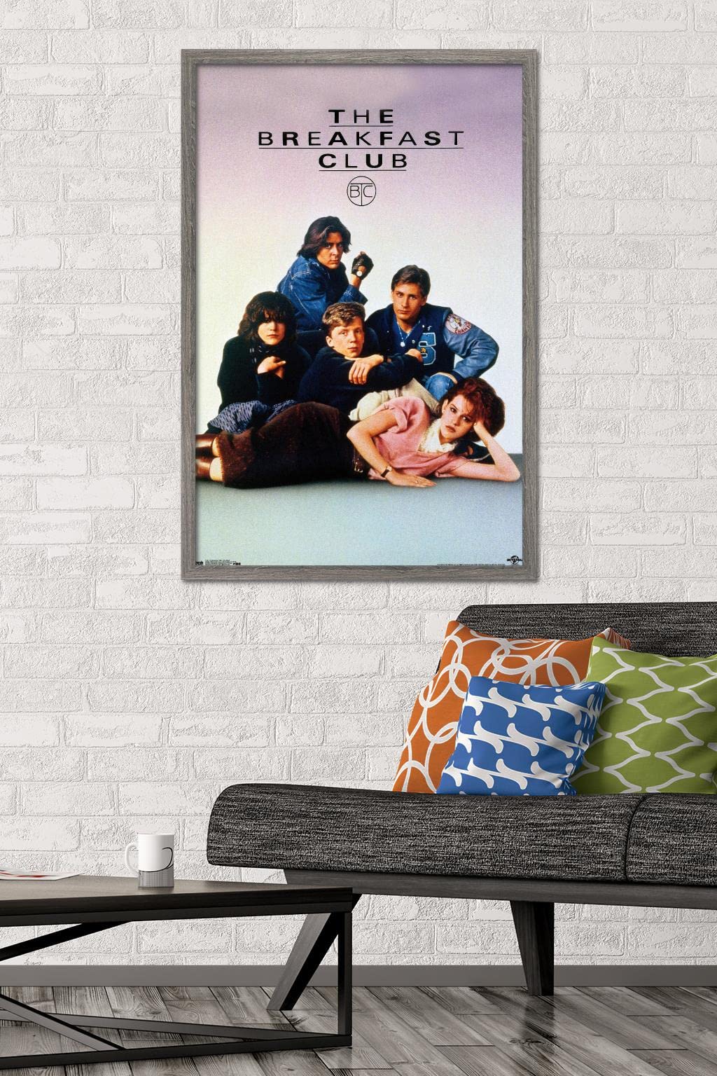 Trends International The Breakfast Club - One Sheet Wall Poster, 22.375'' X 34'', Barnwood Framed Version