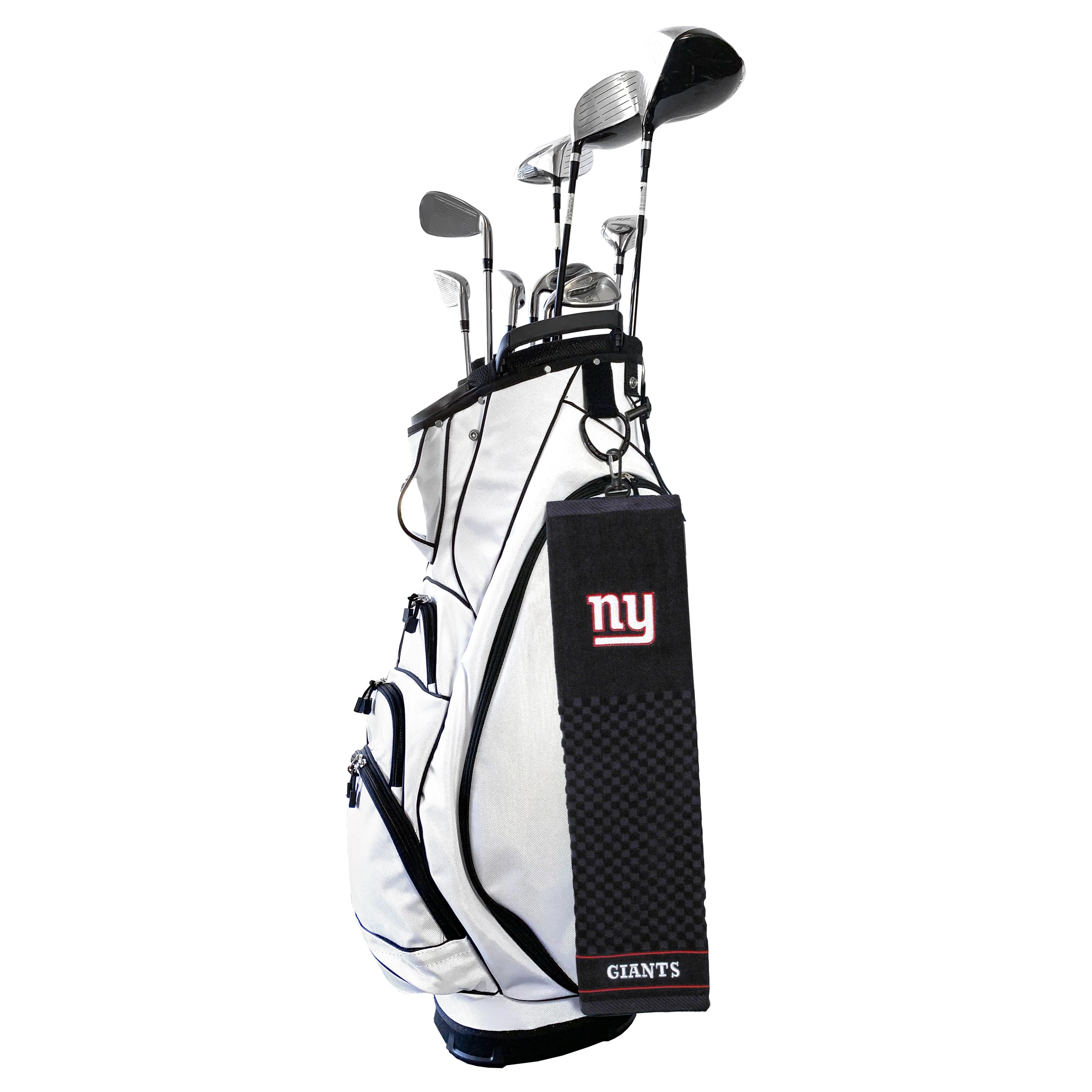 Team Golf Nfl New York Giants Embroidered Golf Towel Embroidered Golf Towel, Checkered Scrubber Design, Embroidered Logo