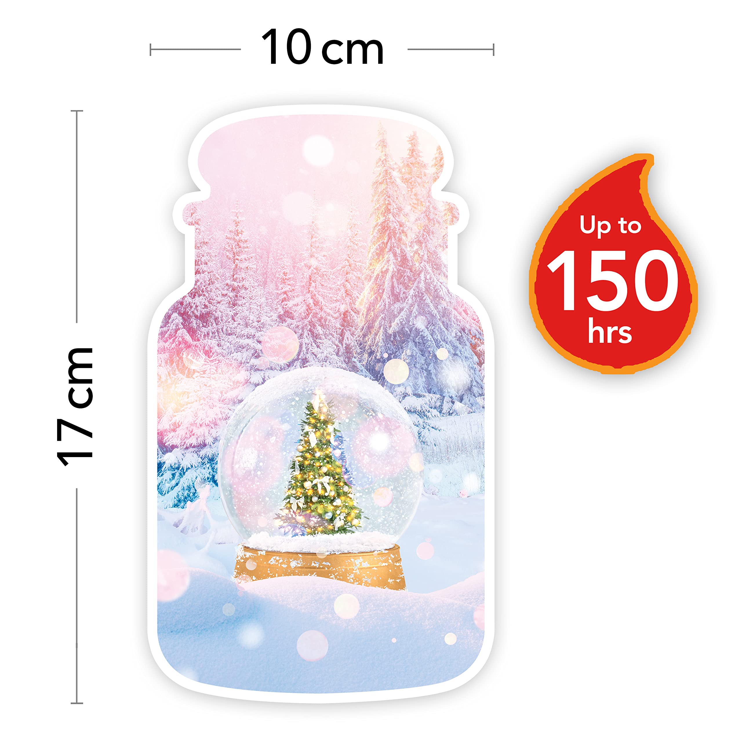 Yankee Candle Scented Candle, Snow Globe Wonderland Large Jar Candle, Burn Time: up to 150 Hours, Perfect Christmas Gifts for Wo