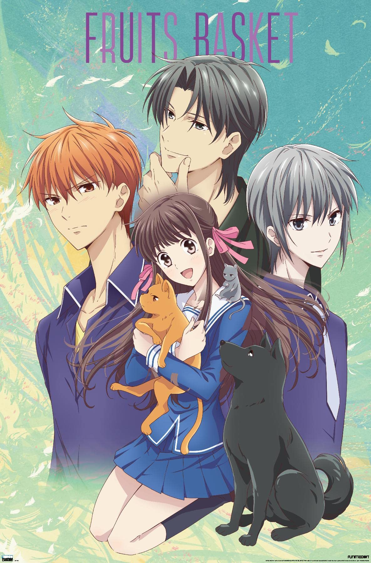 Trends International Fruits Basket - Art Work Wall Poster, 22.375'' X 34'', Unframed Version