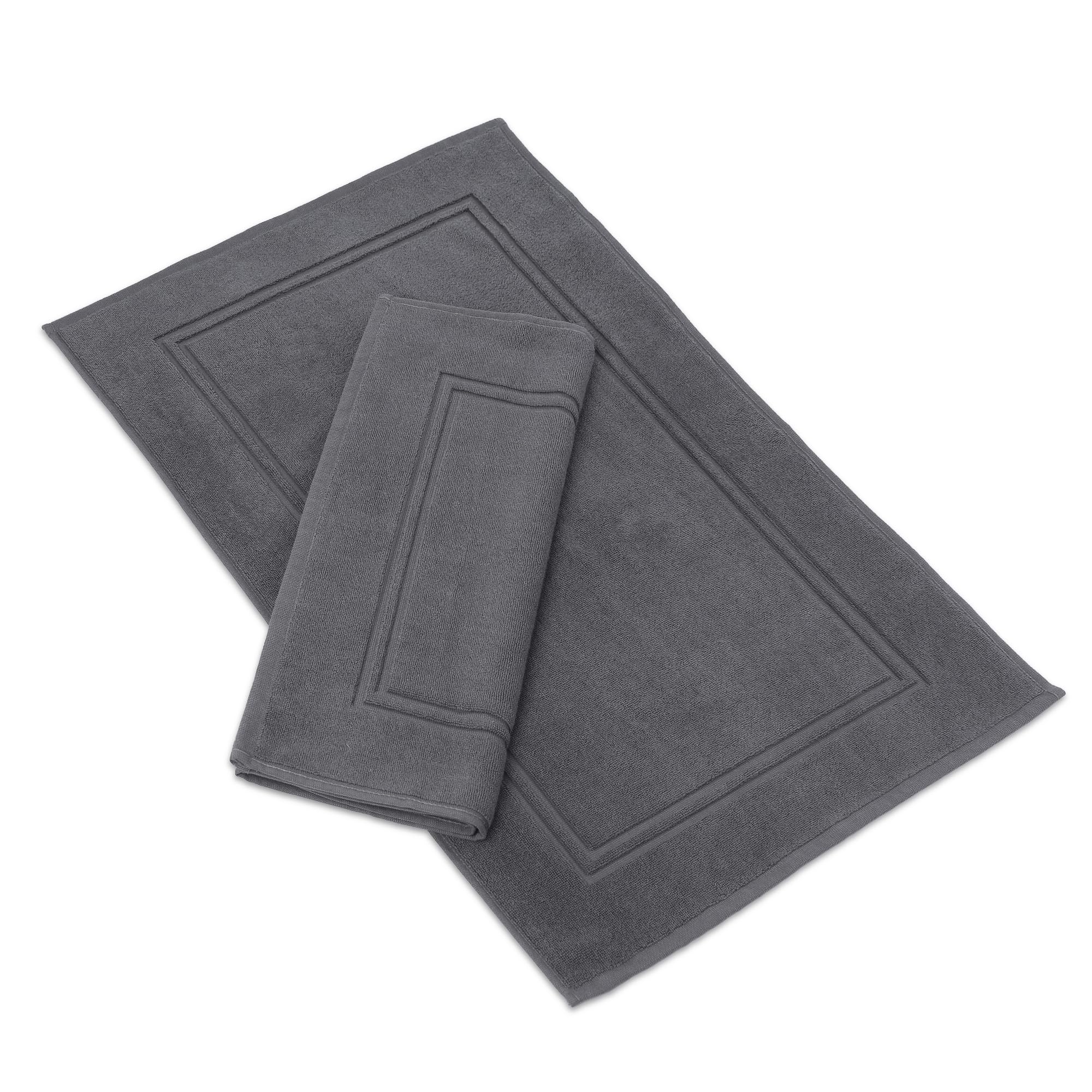 Tens Towels 100% Cotton Bath Mats 20 X 32 Inches, (Not A Bathroom Rug), Super Absorbent, Hotel Quality Premium Floor Towels, Lux