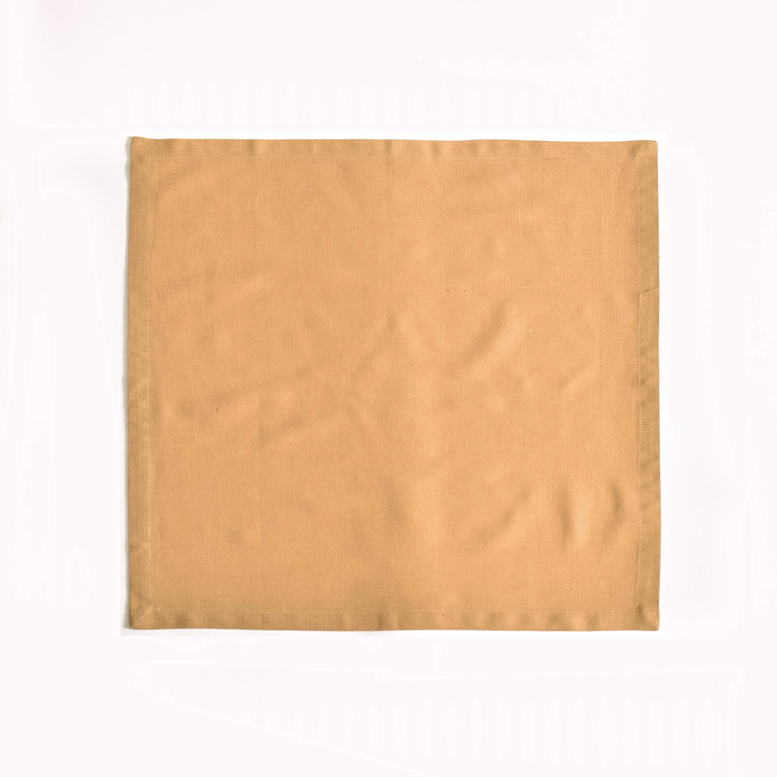 Cloth Napkins, Cotton Linen Blend,12 Pack Easter Special,Beige Premium Quality, Mitered Corners For Restaurant Home Every Day Us