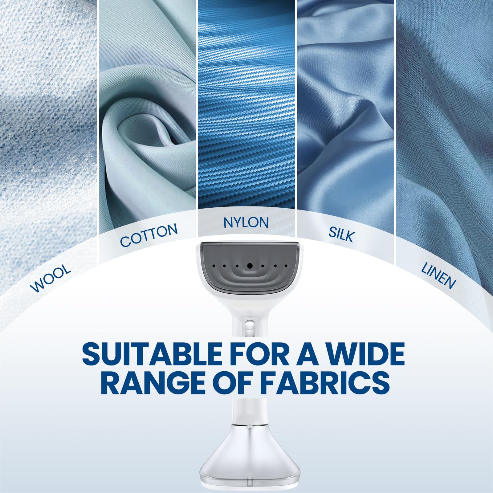 Chrinomee Steamer For Clothes - 3000W Powerful Steam, 2 Modes For Wet&Dry Ironing, 20-Second Fast Heat-Up, Large Detachable Wate