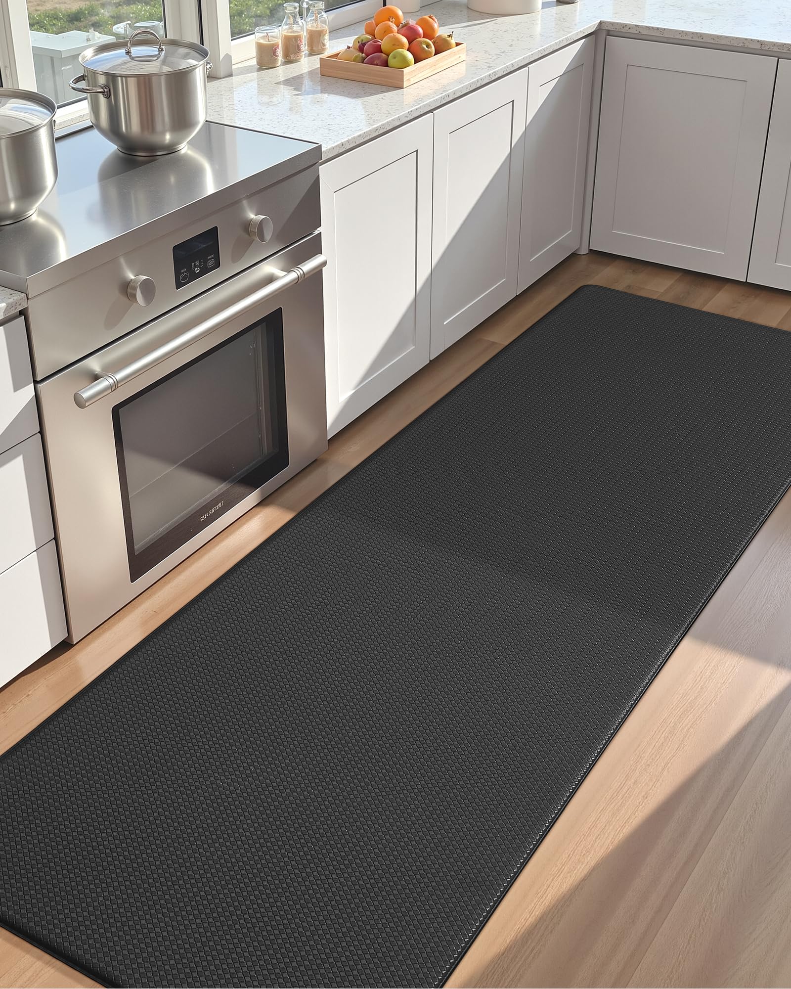 Color&Geometry Kitchen Rugs, Kitchen Runner Rug Kitchen Floor Mat, Cushioned Anti-Fatigue Kitchen Mat, Non Slip Waterproof Comfo