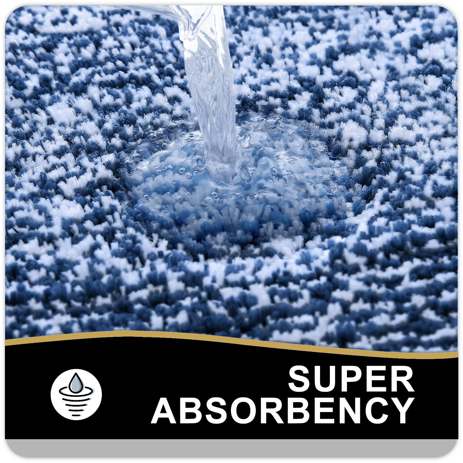 Olanly Bathroom Rugs 70X24, Extra Soft And Absorbent Microfiber Bath Mat, Non-Slip, Machine Washable, Quick Dry Shaggy Bath Carp