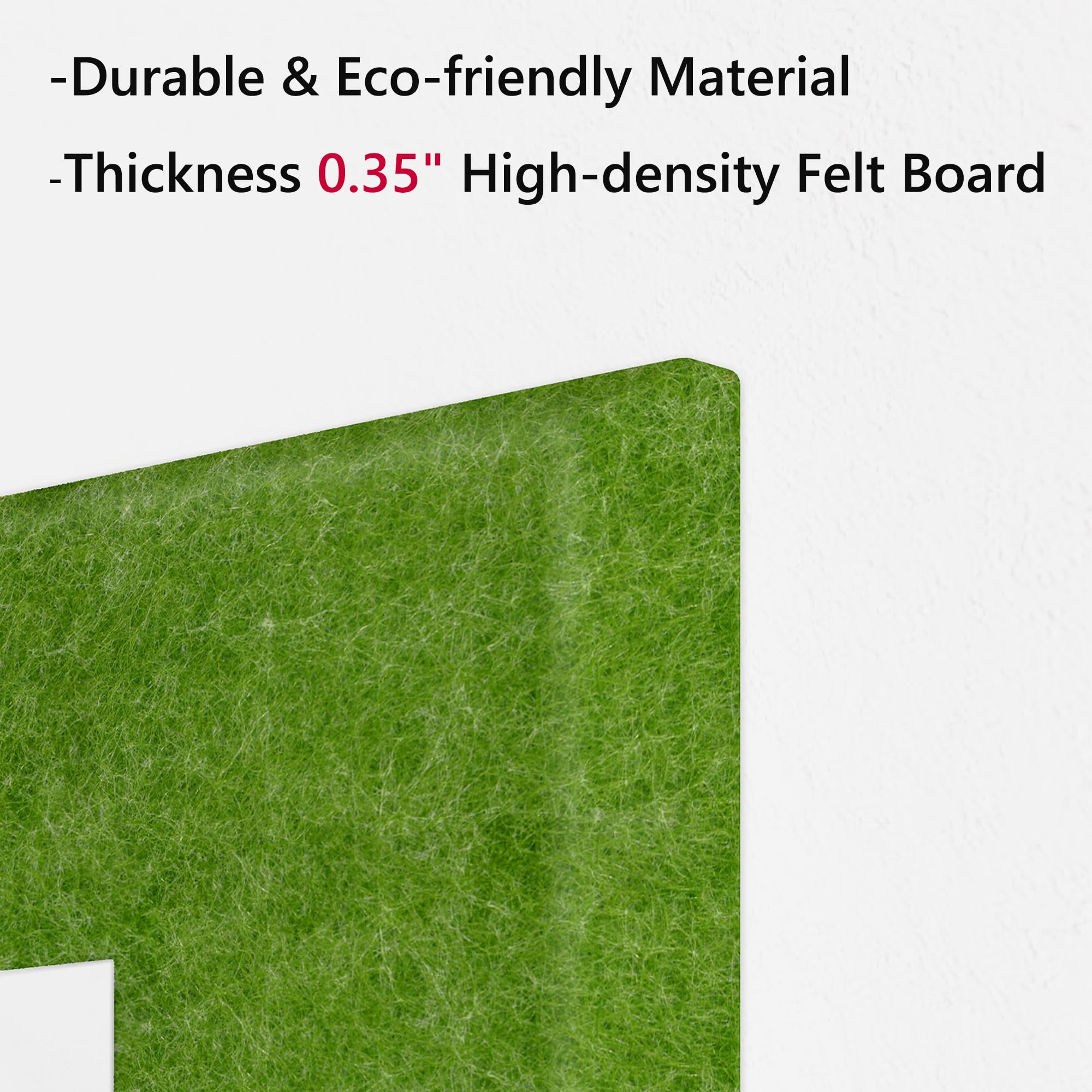 Neatsure Large Cork Board for Wall, 36 x 24 Bulletin Board with Pushpins, 6 Panels Felt Tiles Tack Push Pin Board for Office, Fo