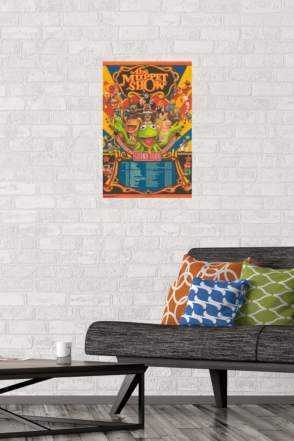 Trends International Disney The Muppets: Most Wanted - Grand Tour Wall Poster, 14.725'' X 22.375'', Premium Unframed Version