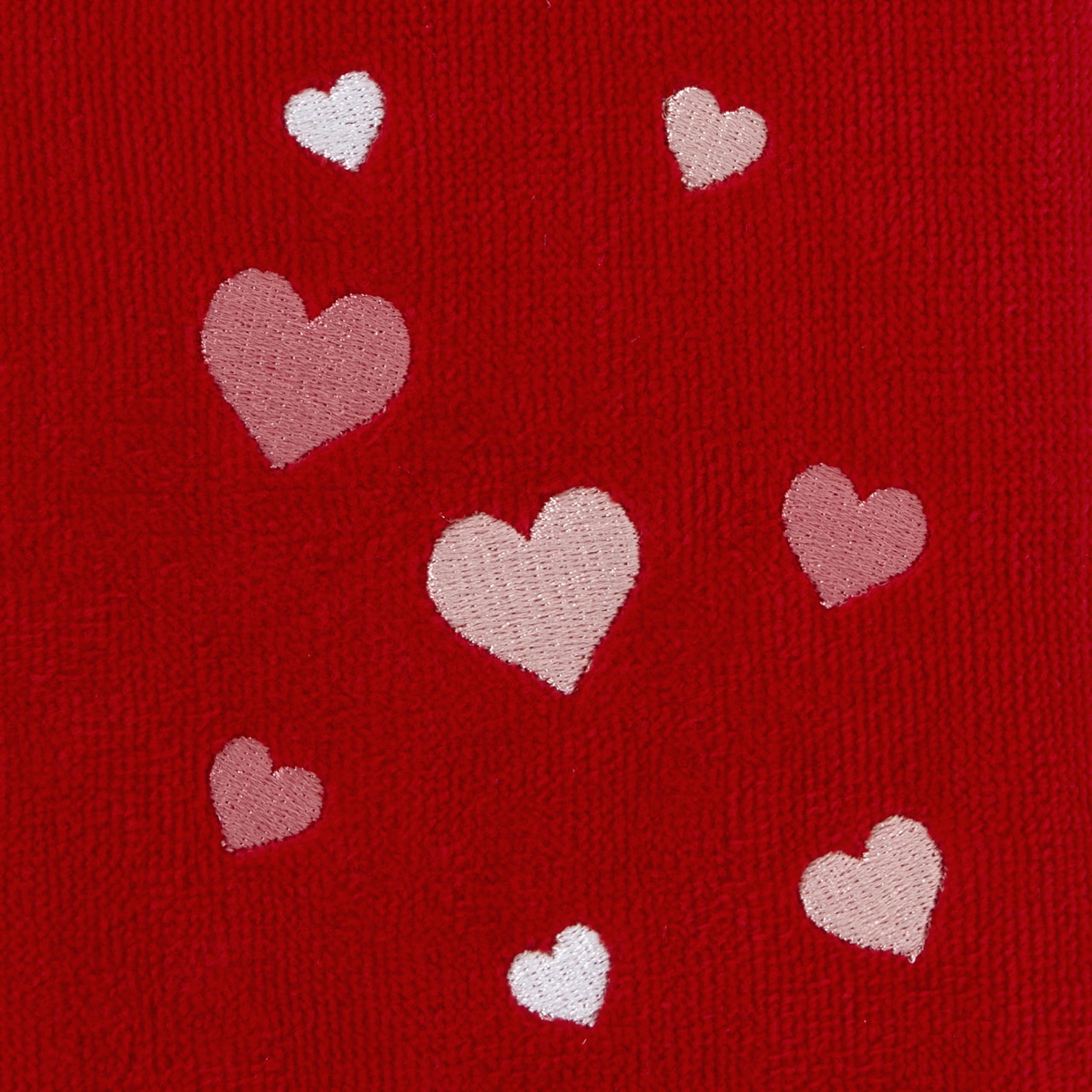 Skl Home Valentine'S Day Tossed Hearts Hand Towel Set, 2 Count