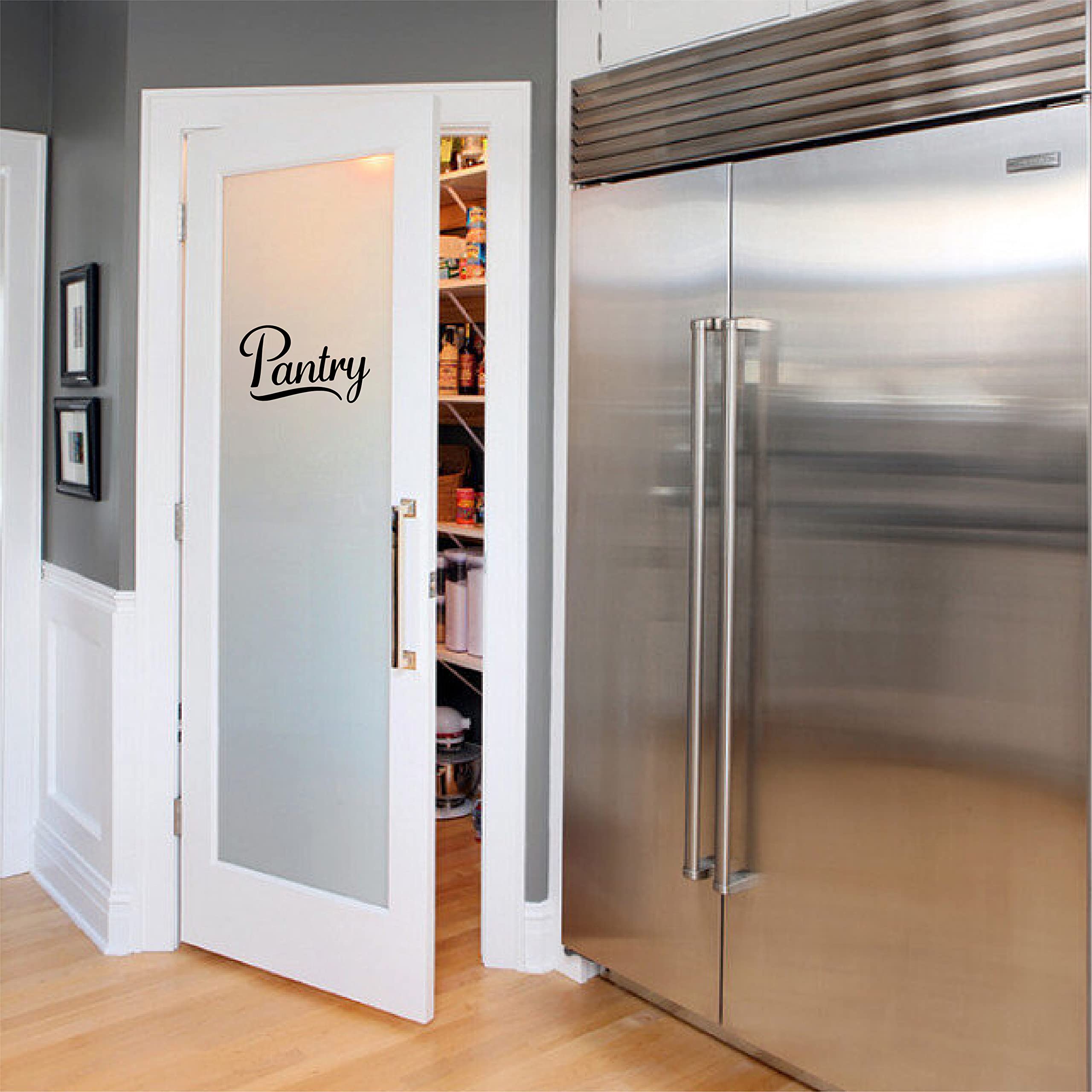 Maz Distributions - Pantry Sticker - Vinyl Decal For Refrigerators - Removable Waterproof Sticker For Store Door - Useable Indoo