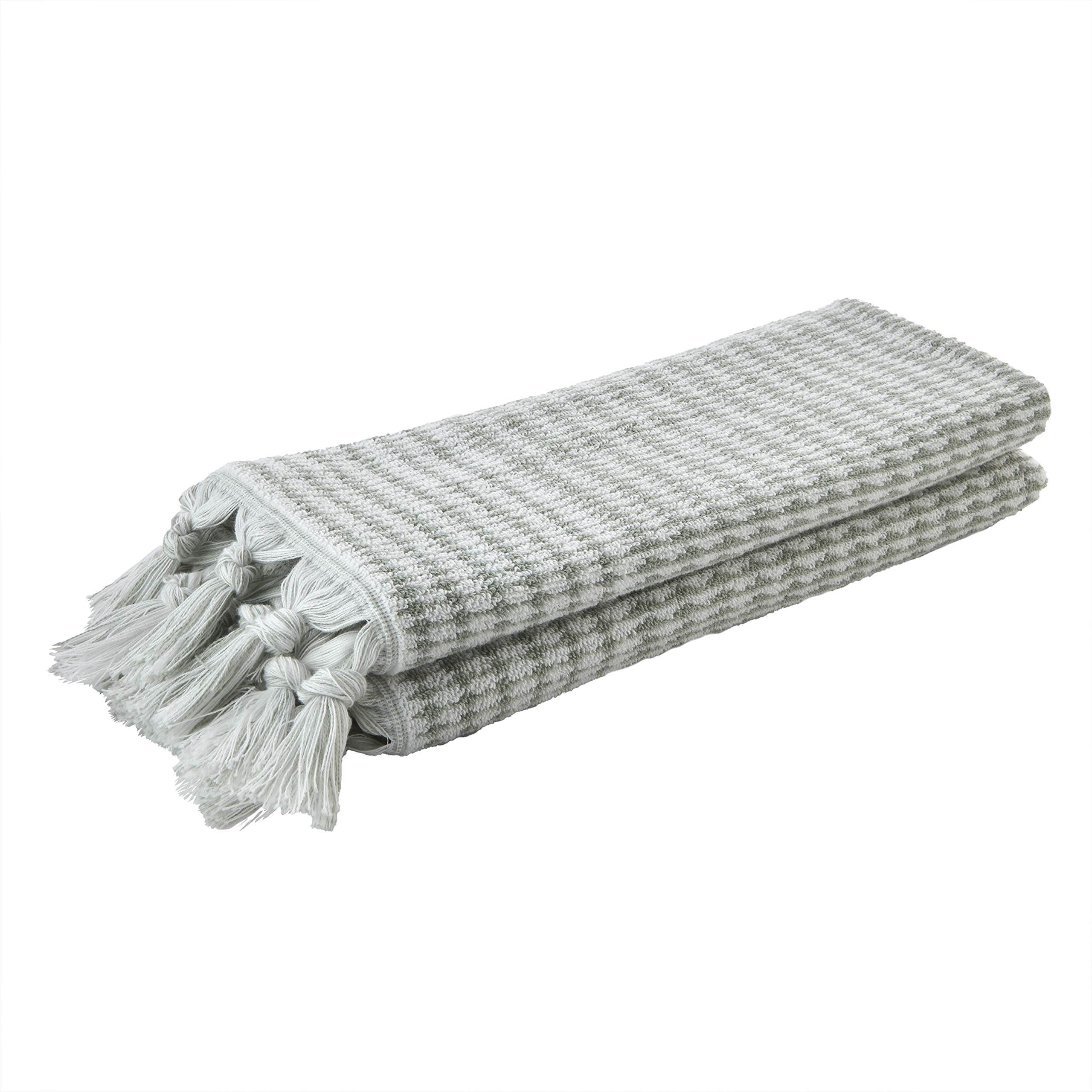 Skl Home Longborough Hand Towel (2-Pack), Sage