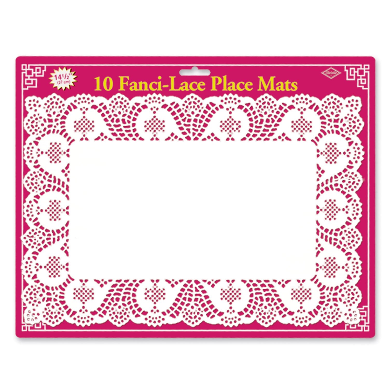 Fanci-Lace White Bond Place Mats