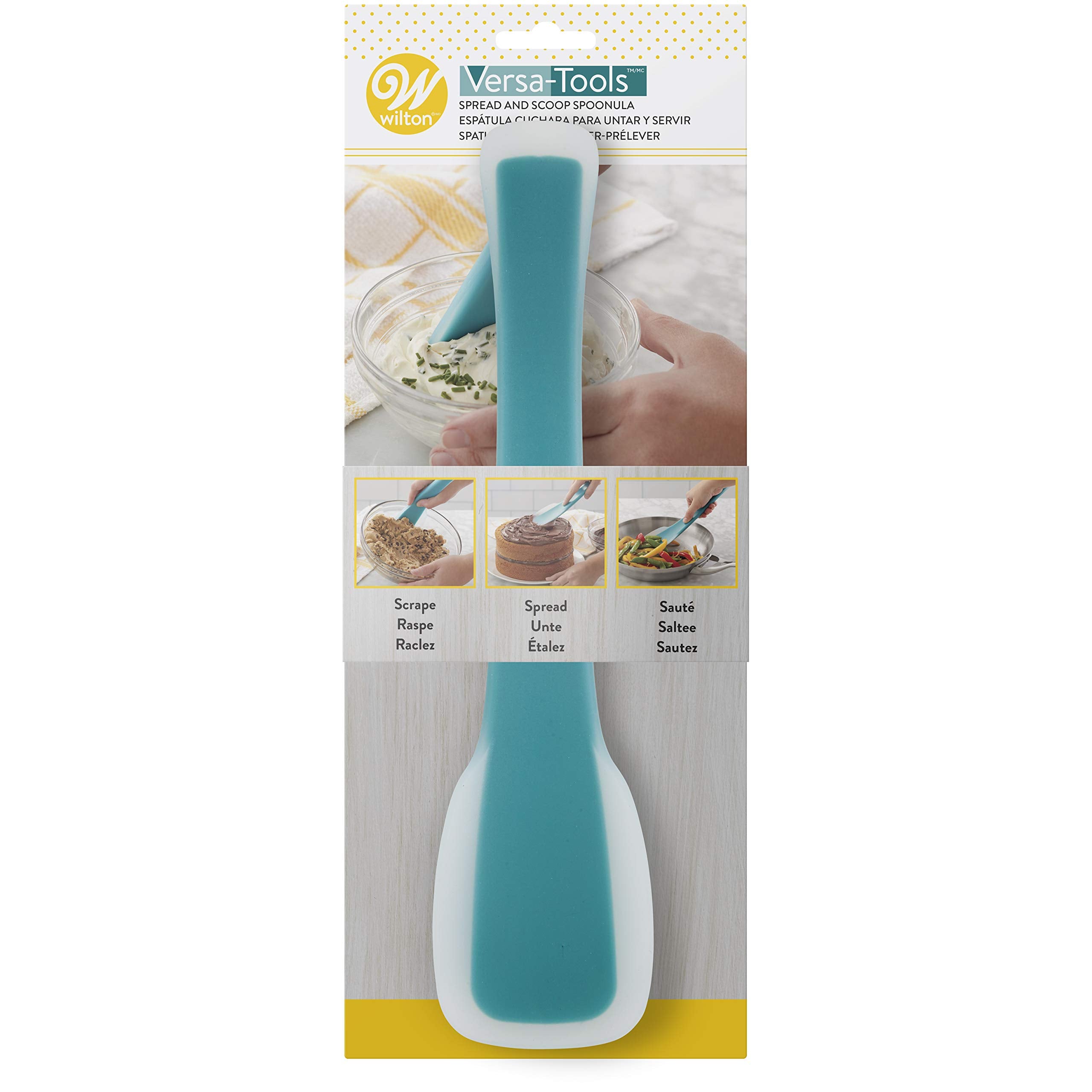 Wilton VersaTools Spread And Scoop Spoonula, Multi