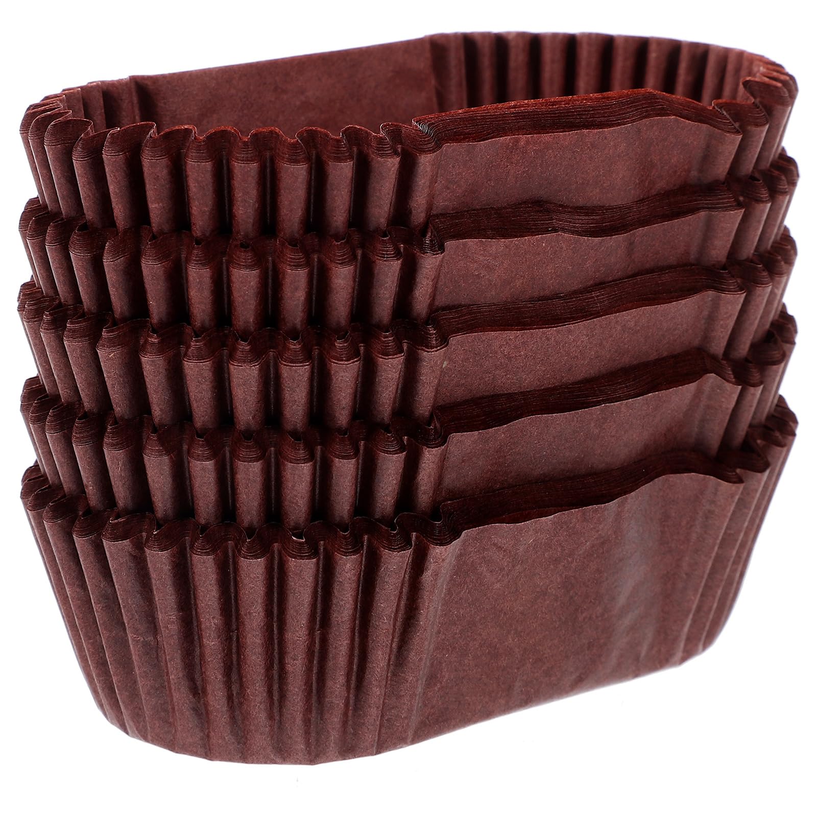 Garneck 1000pcs Mini Loaf Pan Liners Oval Baking Cups and Cupcake Paper Cups Square Cupcake Liners Muffin Linner Disposable Pape