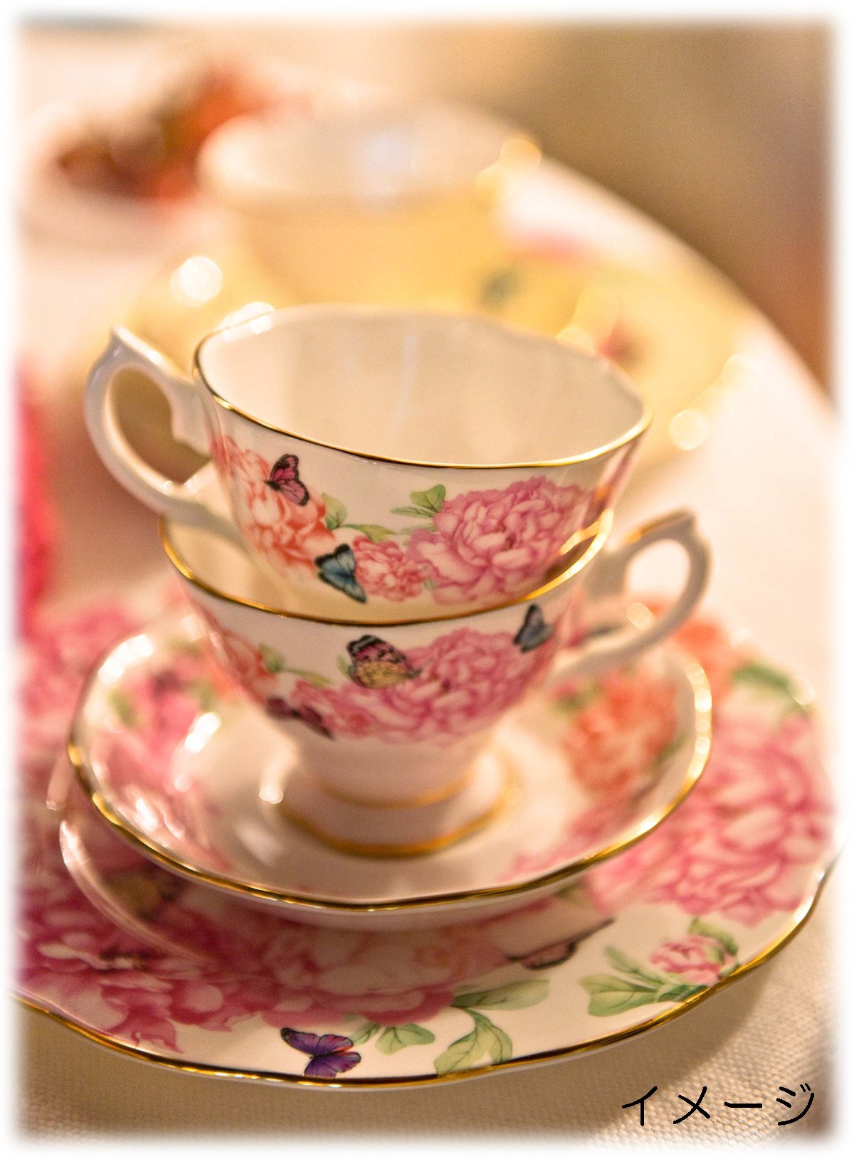 Miranda Kerr For Royal Albert Gratitude 3-Piece Set (Teacup, Saucer & Plate 8'')