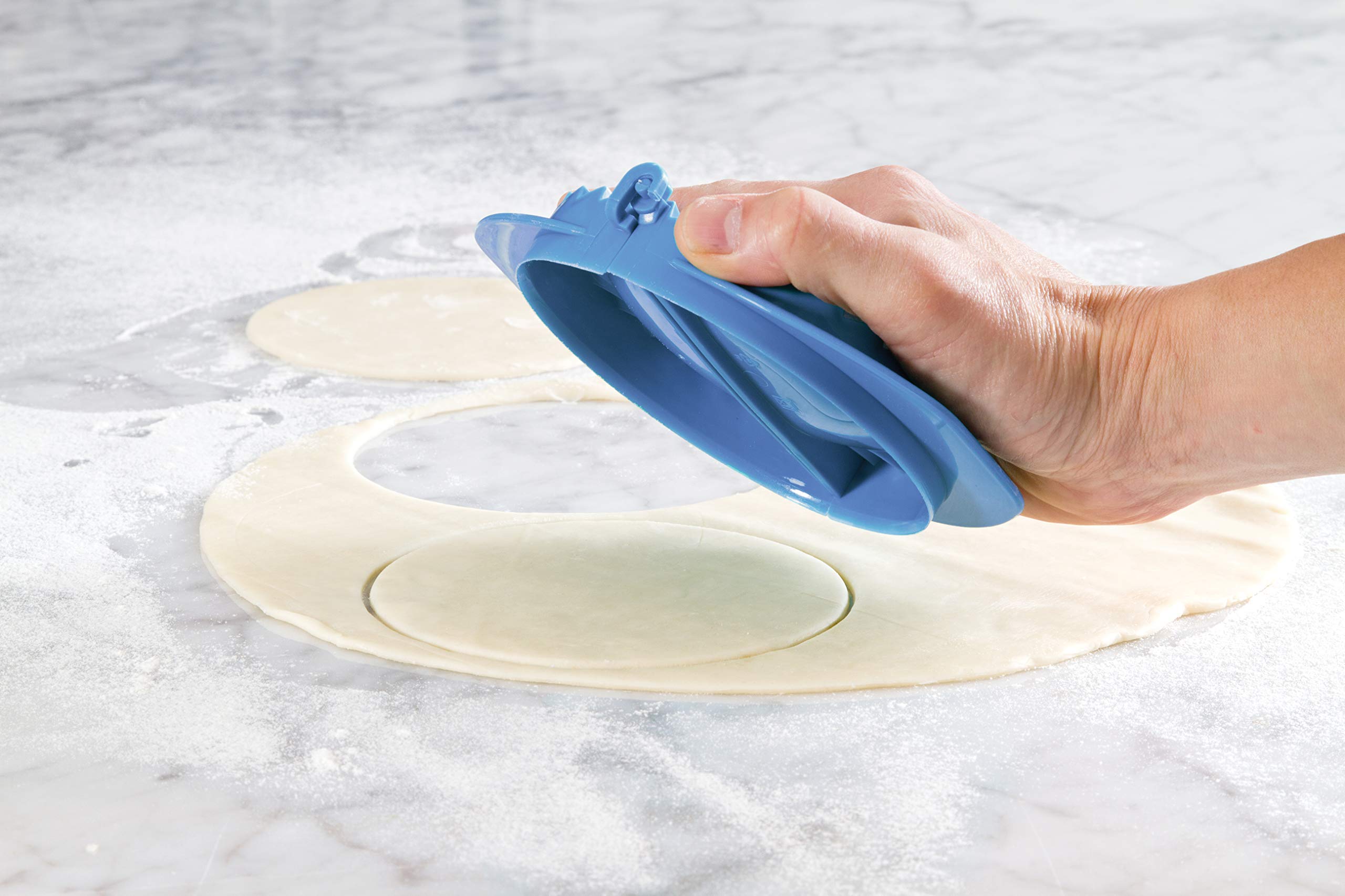 Prepworks Multifunctional Dough Press, Set Of 3 Sizes Included - 4 Inch/5 Inch/6 Inch
