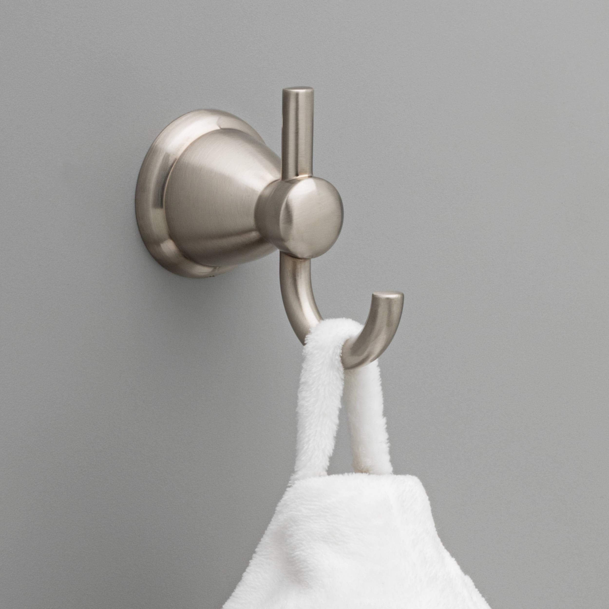 Franklin Brass Kinla (5-Pack) Bathroom Set Satin Nickel 18'' And 24'' Towel Bar Racks,Toilet Paper Holder, Hand Towel Holder, Ho