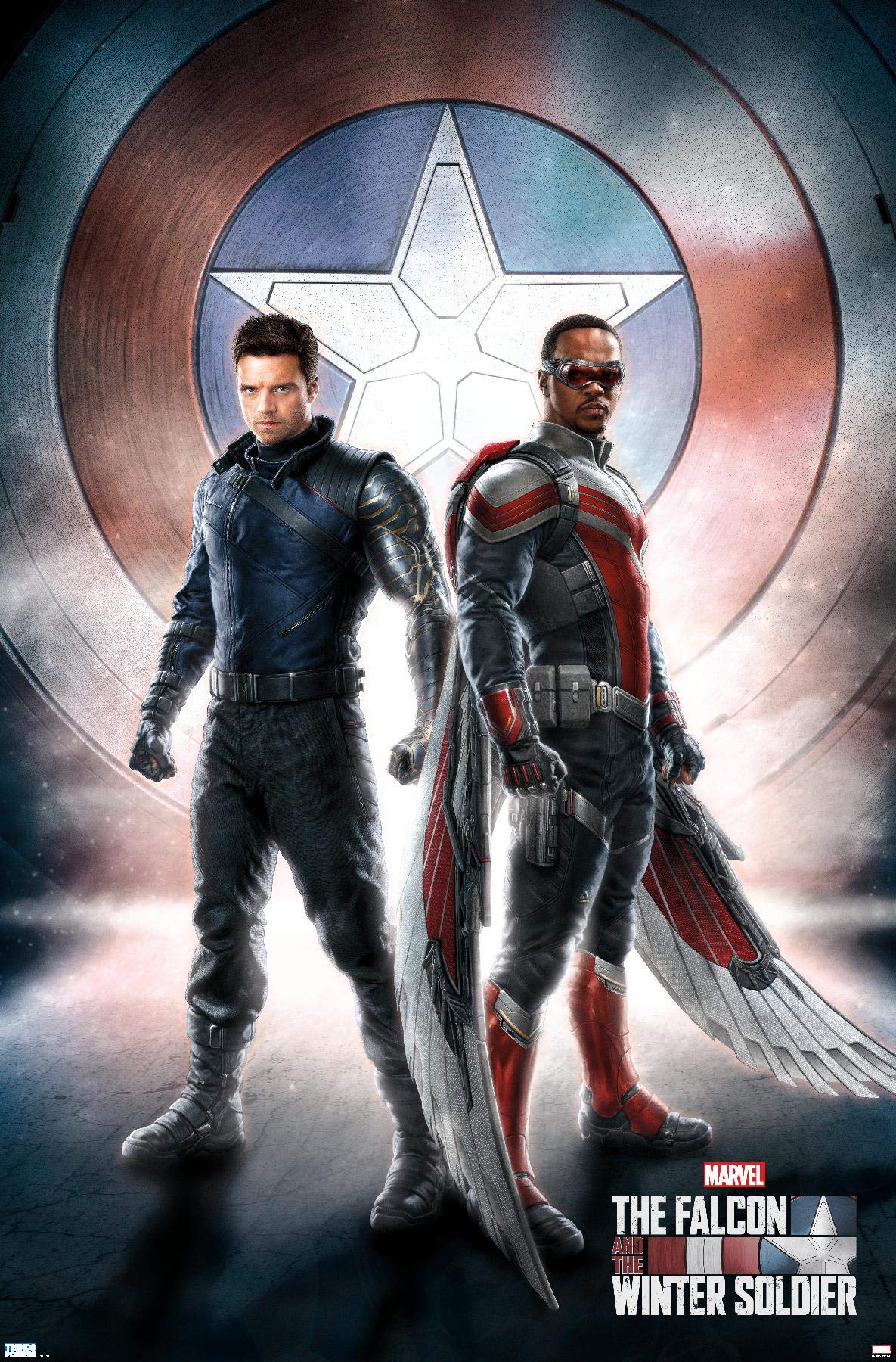 Trends International Marvel Television - Falcon And Winter Soldier - One Sheet Wall Poster, 22.375'' X 34'', Premium Unframed Ve