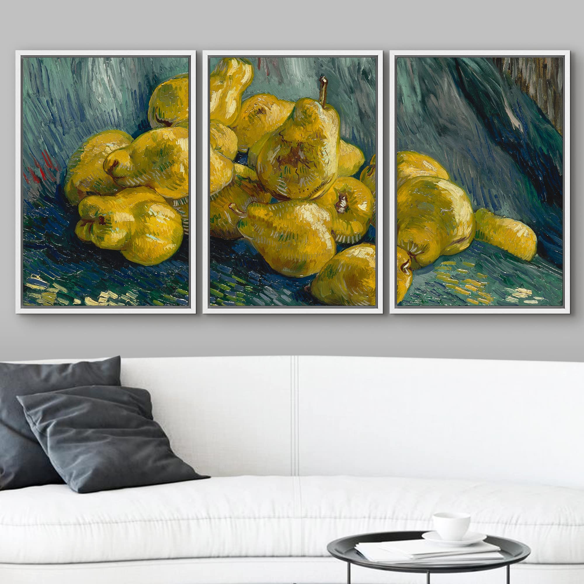 Wall26 Framed Canvas Print Wall Art Set Still Life With Lemons Vincent Van Gogh Classical Illustrations Fine Art Decorative Hist