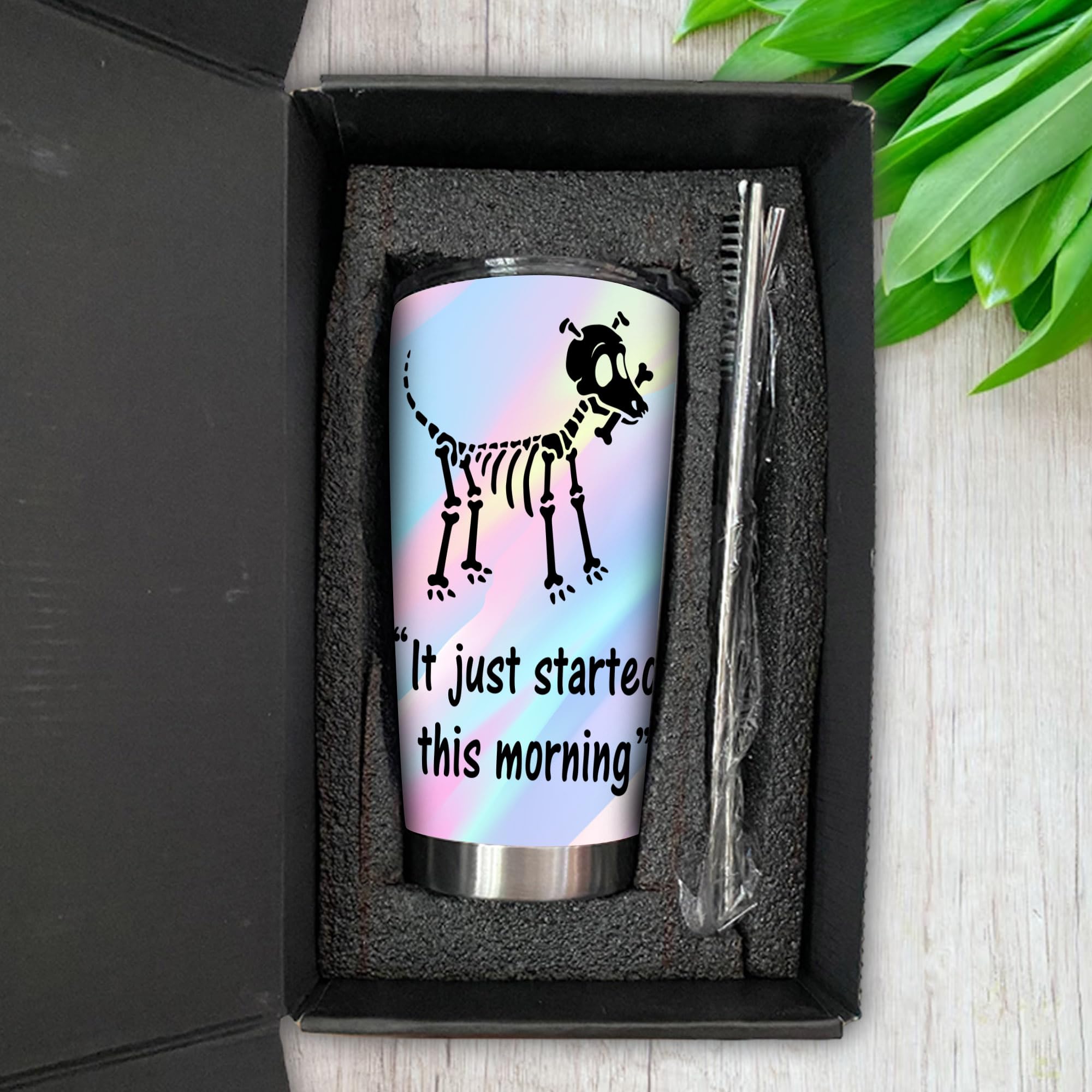 Medroc Veterinary Technician Gifts Tumbler - Stainless Steel 20Oz Straw Lid, Funny Veterinarian Gift For Women Men, Vet Tech Wee
