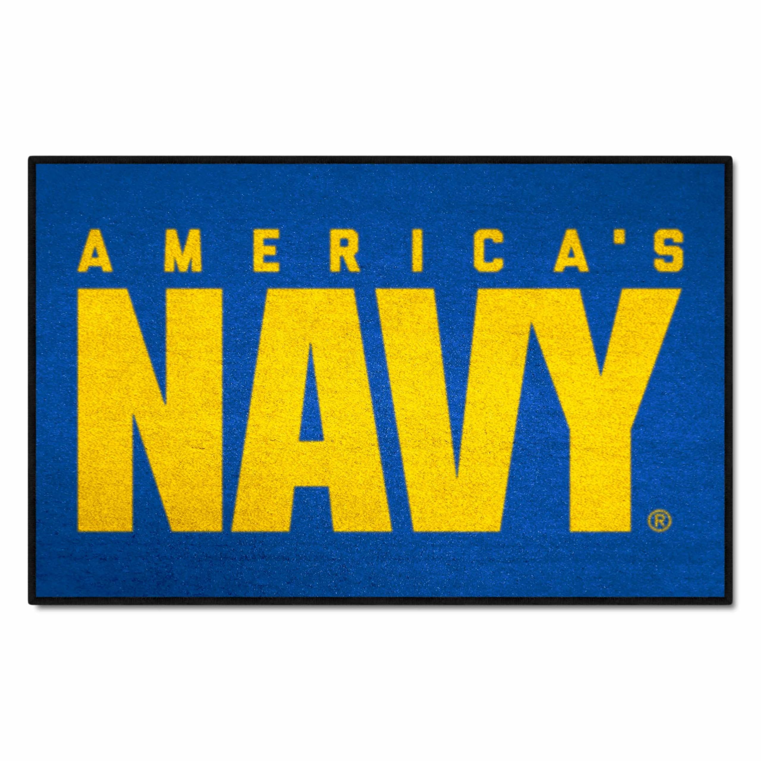 FANMATS 6029 MIL - U.S. Navy Starter Mat Accent Rug - 19in. x 30in. | Sports Fan Home Decor Rug and Tailgating Mat - Americas N