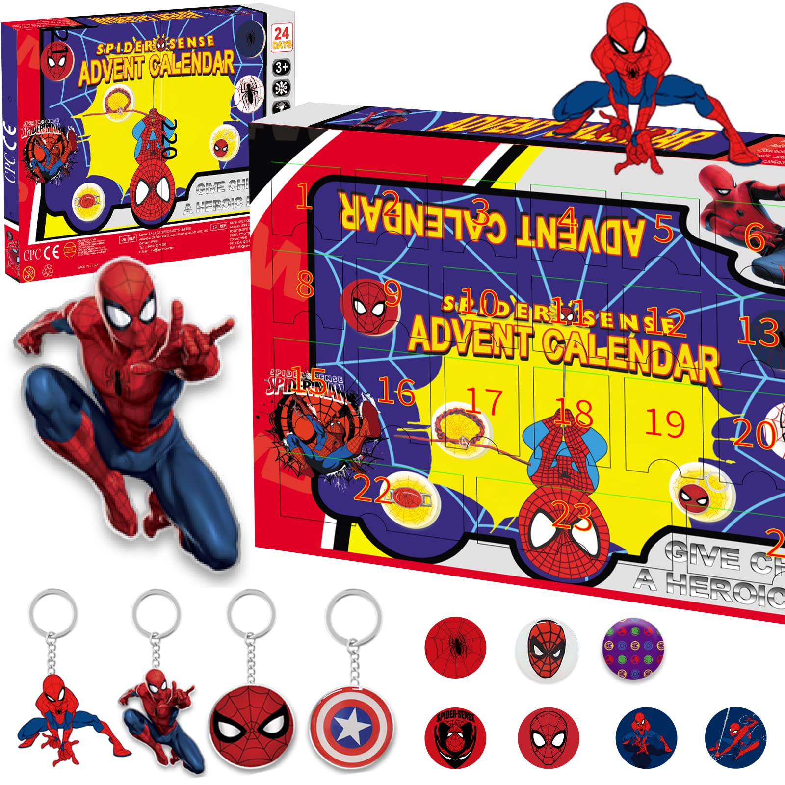 SWIND Advent Calendar 2025 Christmas Countdown Calendar With 24pcs Unique Gift for Girls and Boys Blind Box DIY Creative Decor C