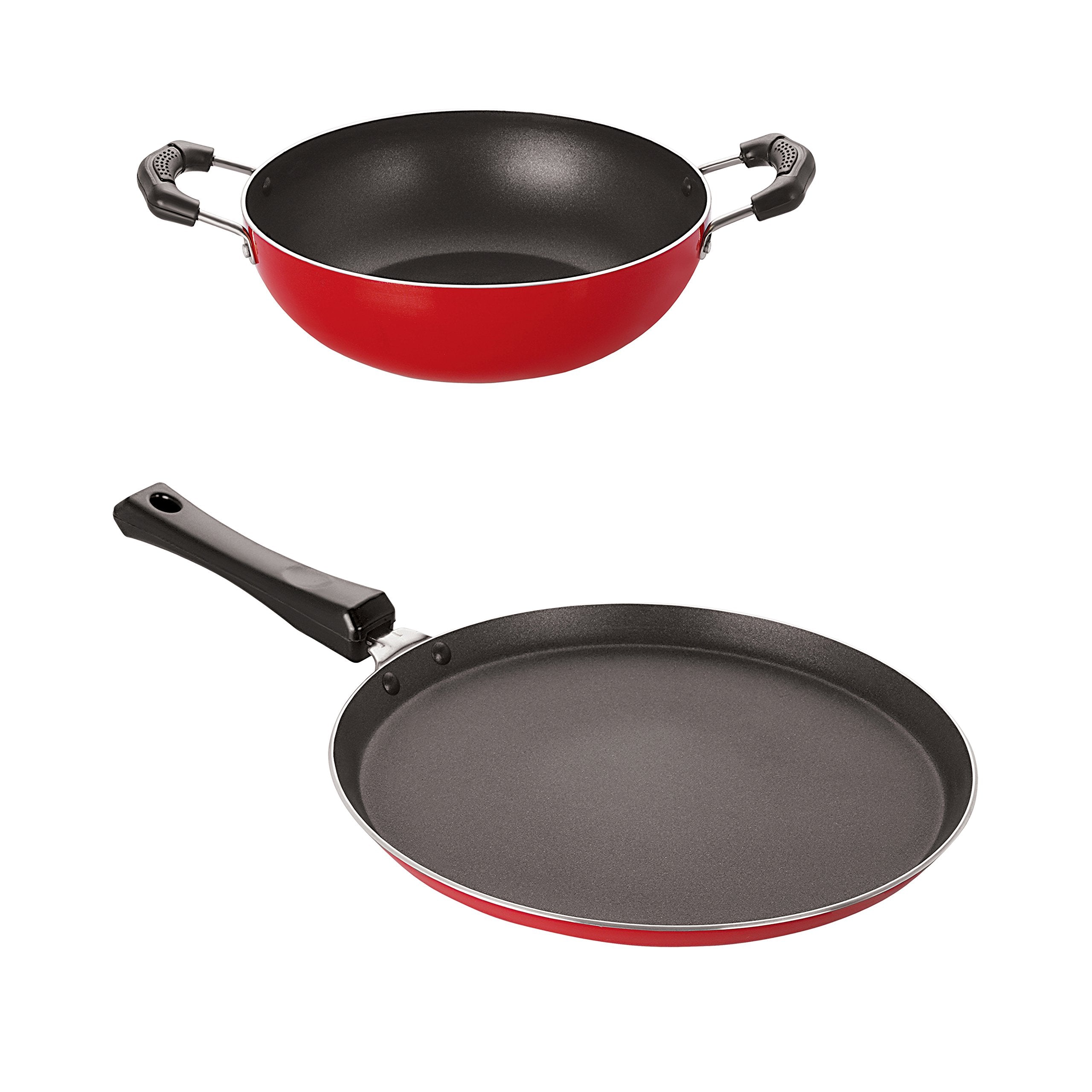 Nirlon NonStick Aluminium Multicolor Kitchenware Utencils Combo Set