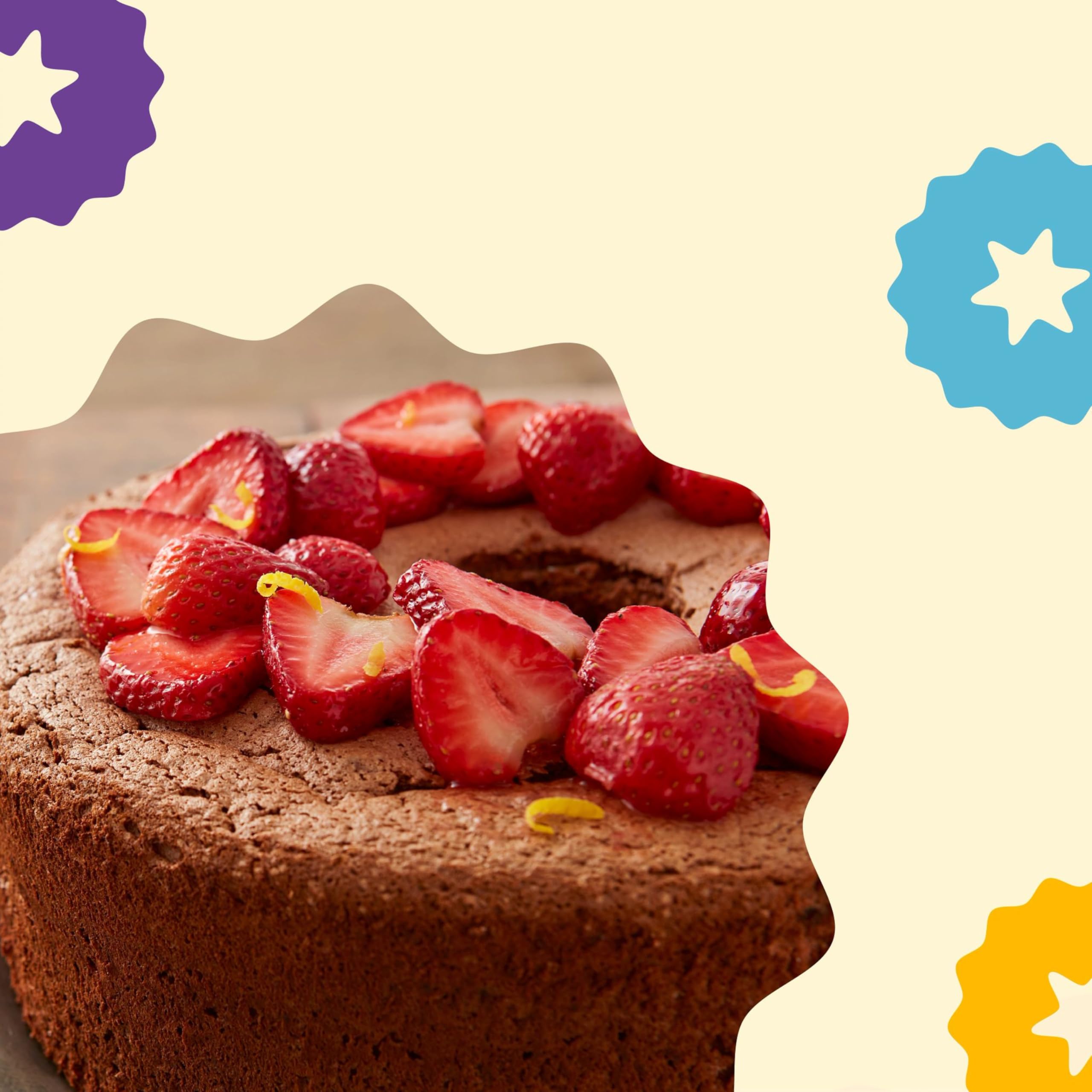 Wilton 10-Inch Angel Food Tube Cake Pan, Durable Aluminum, Removable Inner Core, Silver