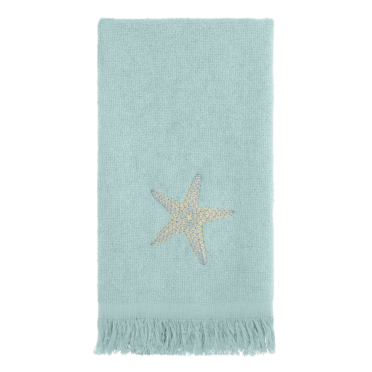 Avanti Linens - Fingertip Towel, Soft & Absorbent Cotton Towel, Coastal Inspired Bathroom Accessories (By The Sea Collection, Mi