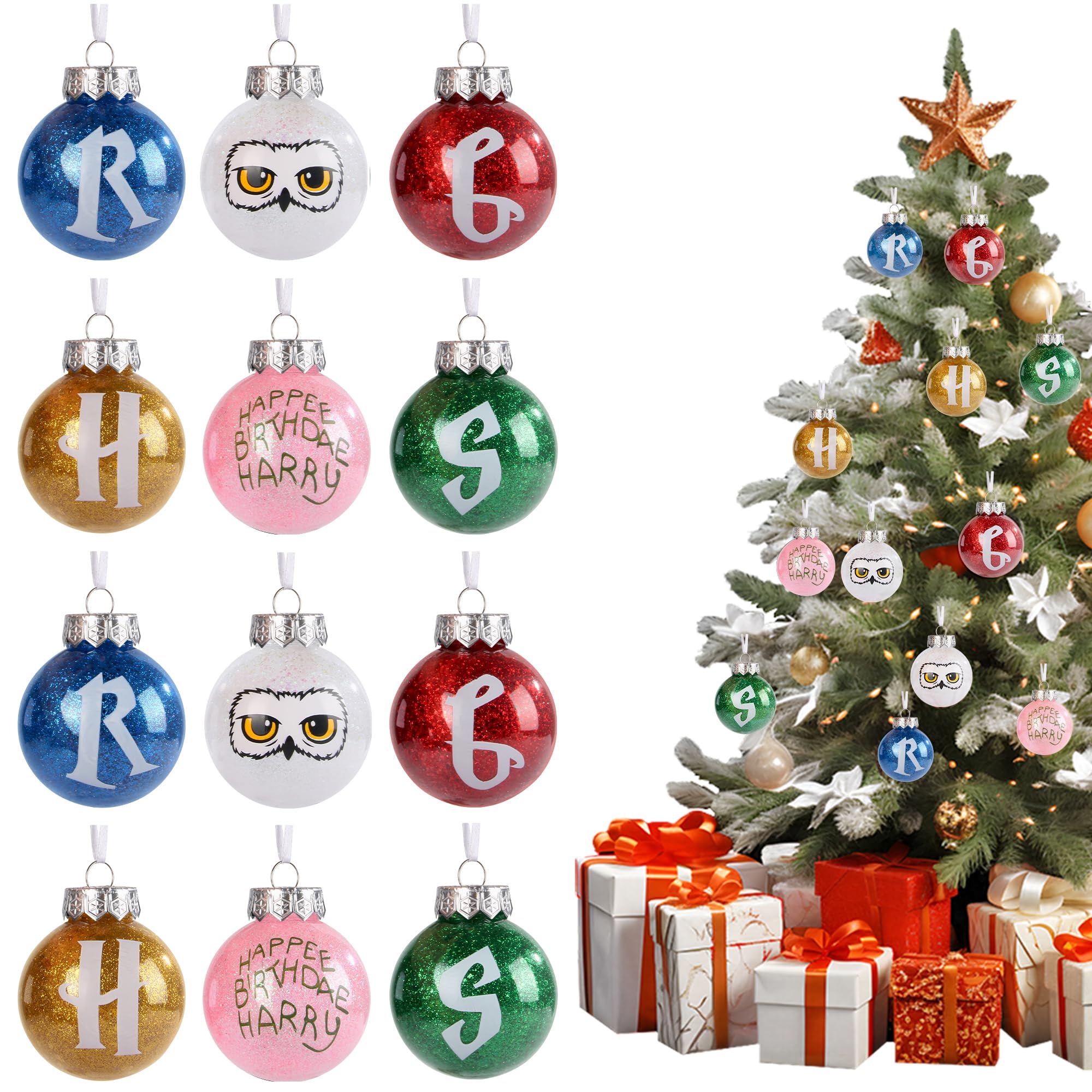12PCS Christmas Magic Ball Ornaments