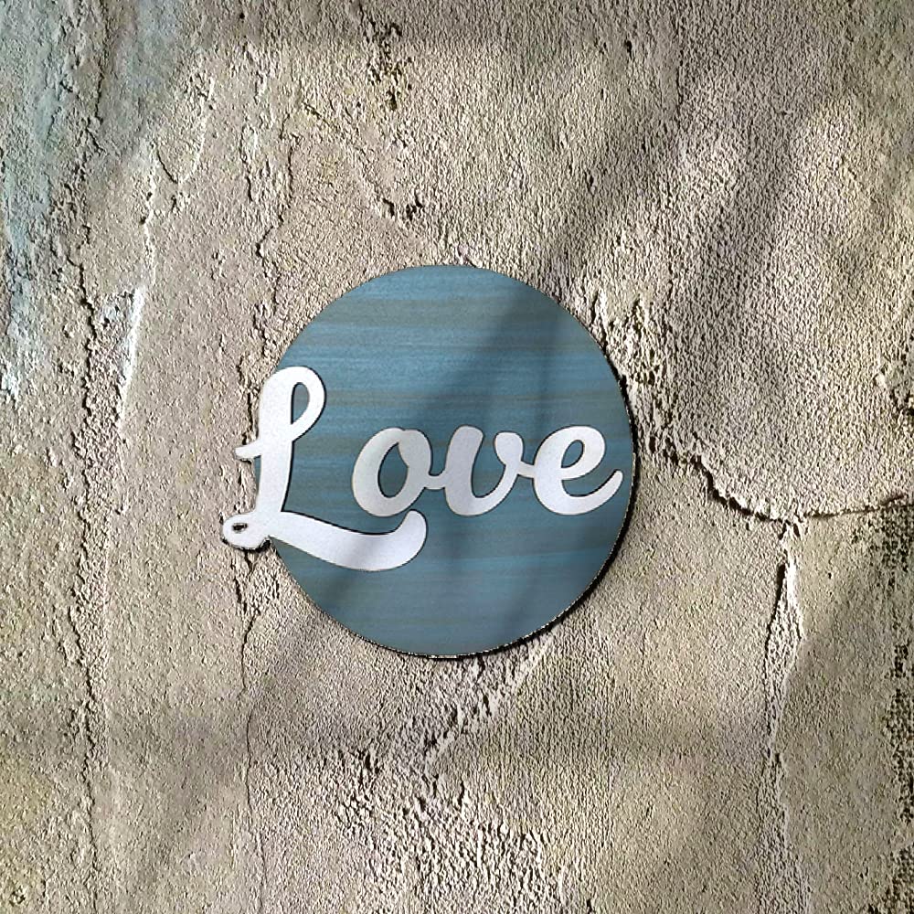 Chalk My Theme 3D Love Quote Wall Hanging For Dcor | Home Dcor Wall Art For Home, Living Room, and Kitchen | Wooden Decorative I