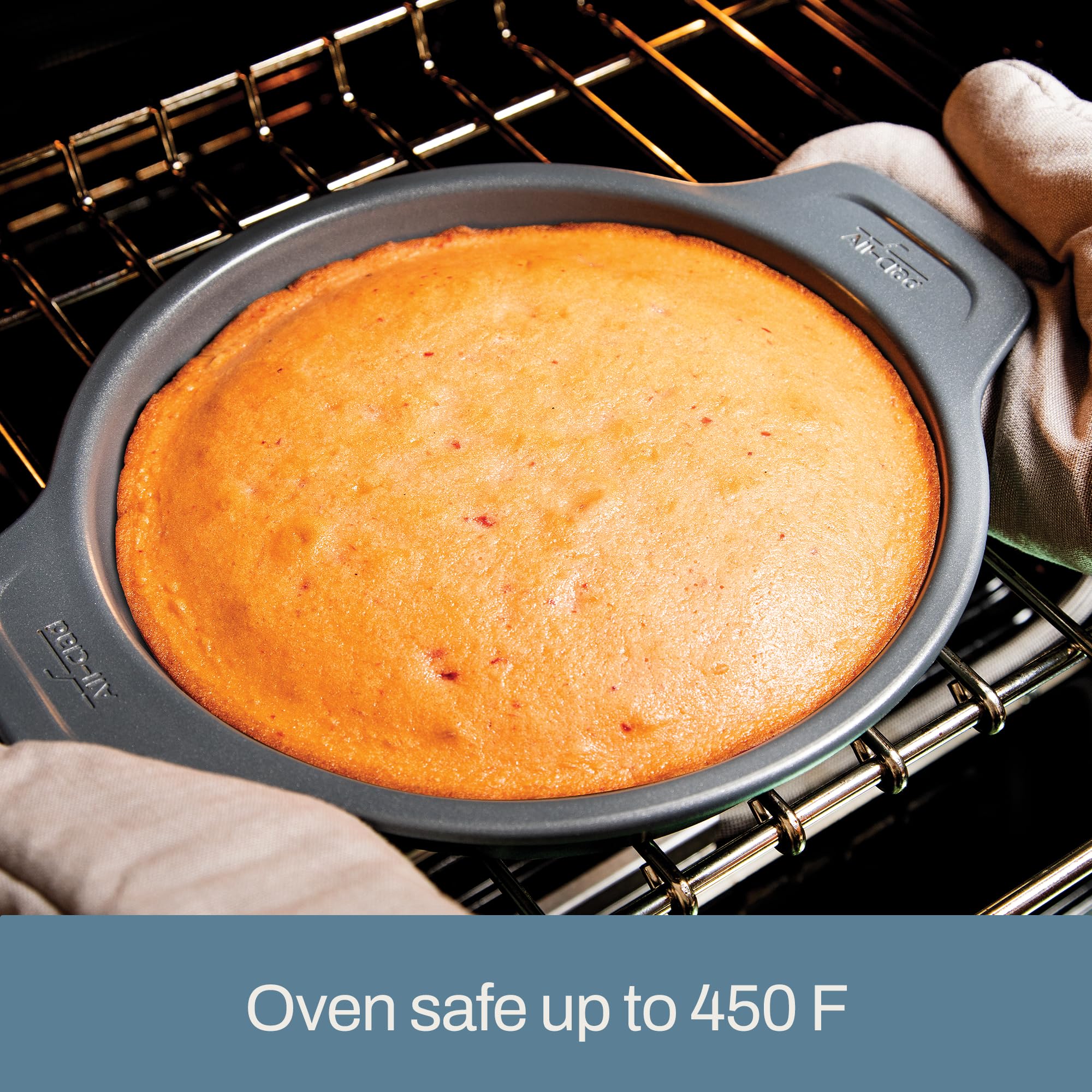All-Clad Pro-Release Nonstick Bakeware Quarter Sheet Pan 13x9 Inch Oven Safe 450F Half Sheet  Cookie Sheet  Muffin Pan  Cooling & Baking Rack  Round Cake Pan  Loaf Pan  Baking Pan Grey