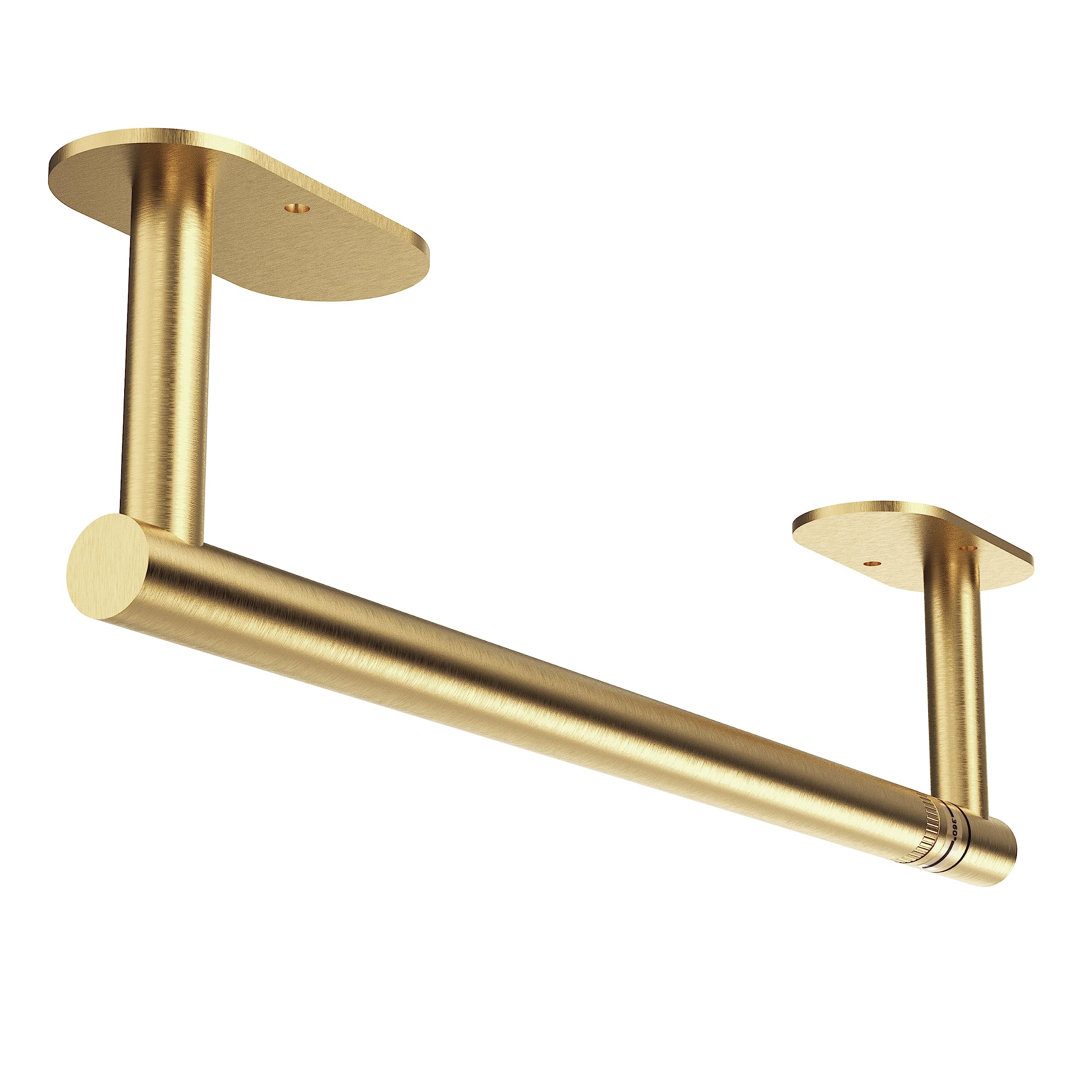 Wzkaly Paper Towel Holder Under Cabinet, Self Adhesive Or Wall Mounted Sus304 Stainless Steel Paper Towel Holder For Kitchen, Fa