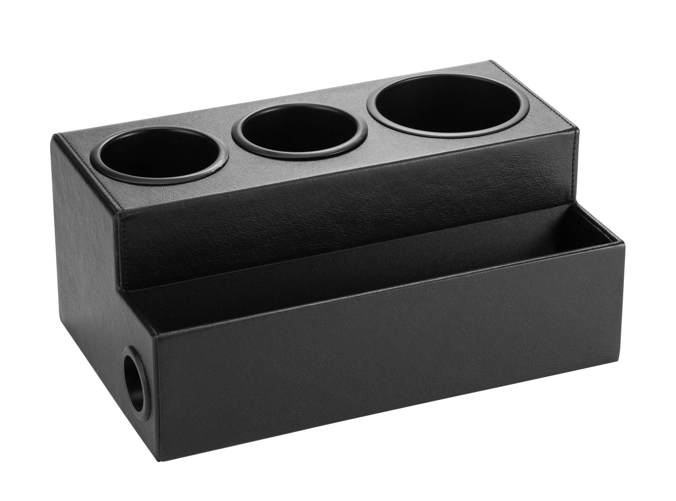 J JACKCUBE DESIGN Hair Dryer Holder - Black Styling Organizer, MK154 Vanity Storage for Accessories and Toiletries