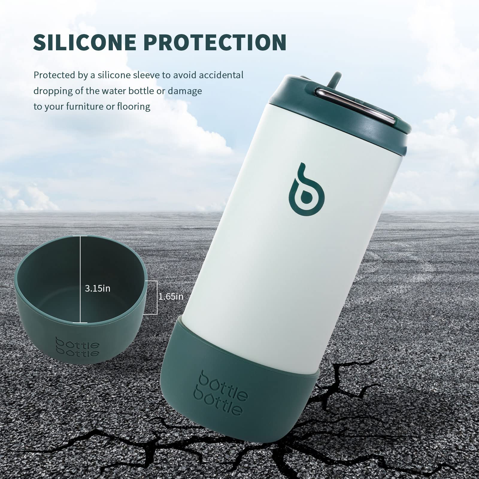 Kids Water Bottles Bottle Bottle 12 Oz Kids Insulated Water Bottles With Leak Proof Lid Double Wall Vacuum Stainless Steel Water