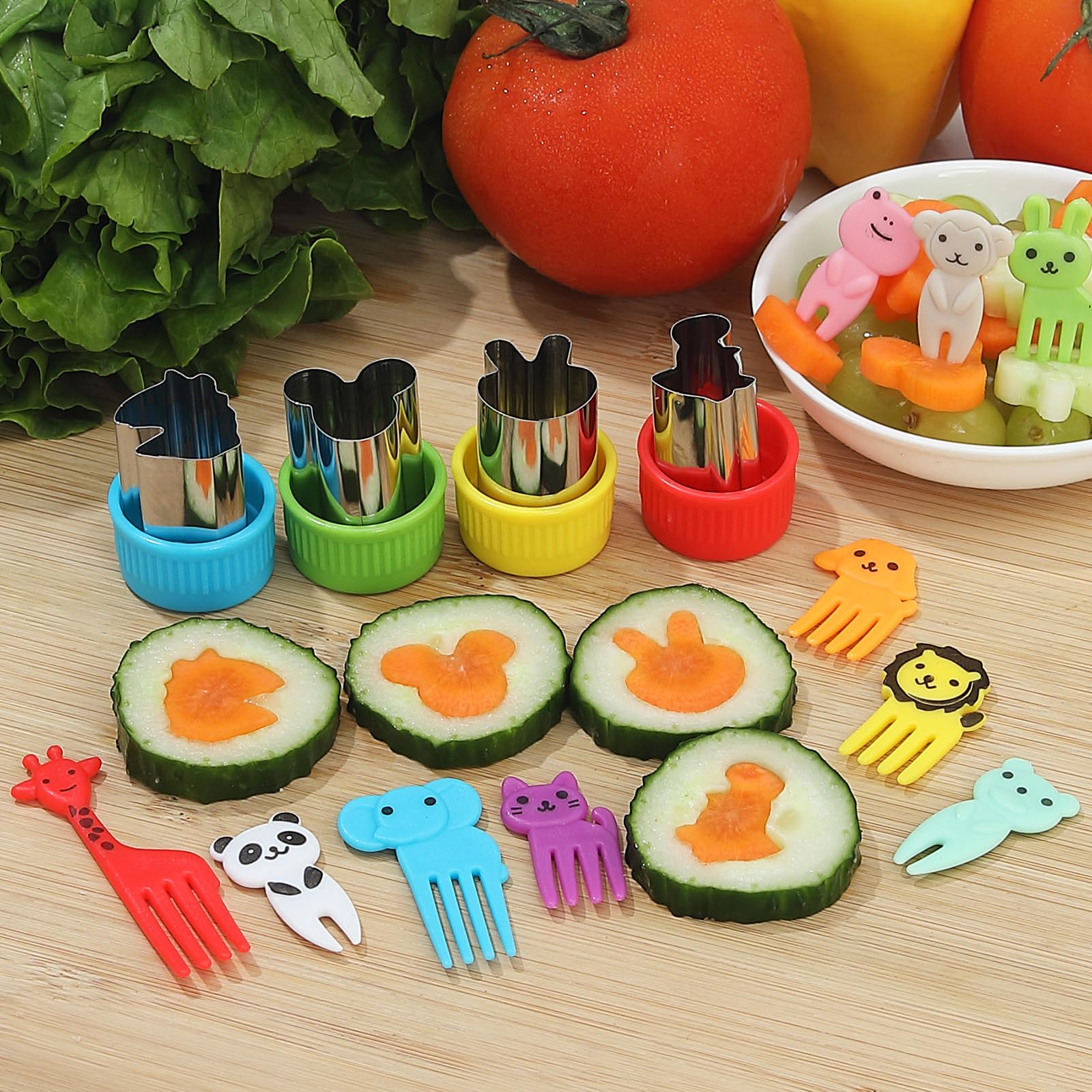 Muyiyamei Sandwich Cutter And Sealer Set, 4 Bread Sandwich Sealer Pancake Maker Diy Children'S Cookie Cutter Bento Box, Mouse He