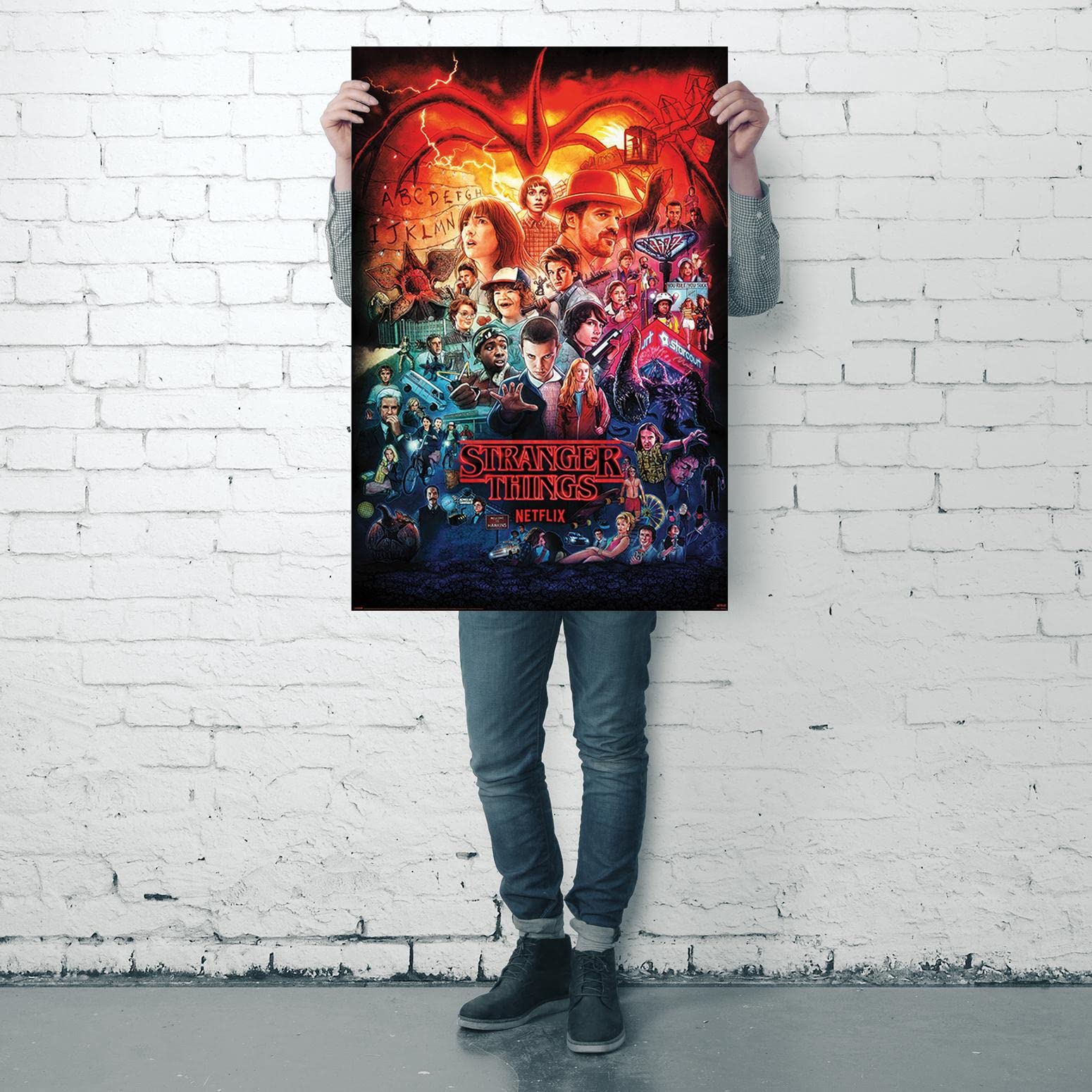 Pyramid International Stranger Things 4 Poster Seasons Montage