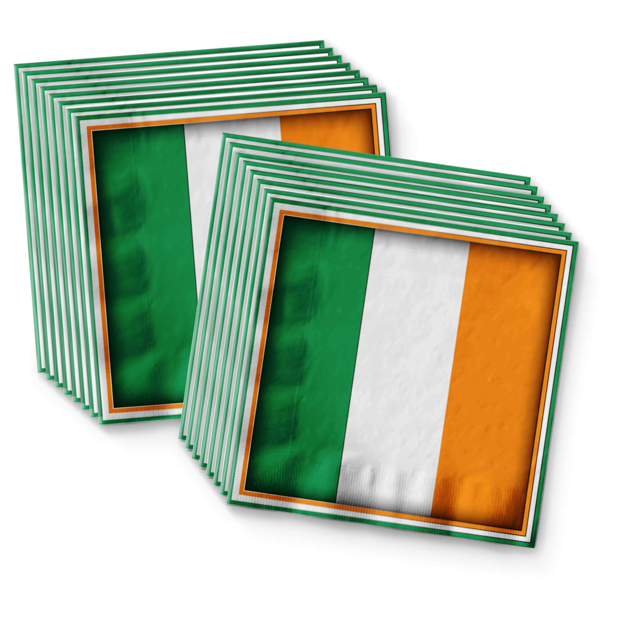 Irish Flag Ireland Birthday Party Supplies Set Plates Napkins Cups Tableware Kit for 16
