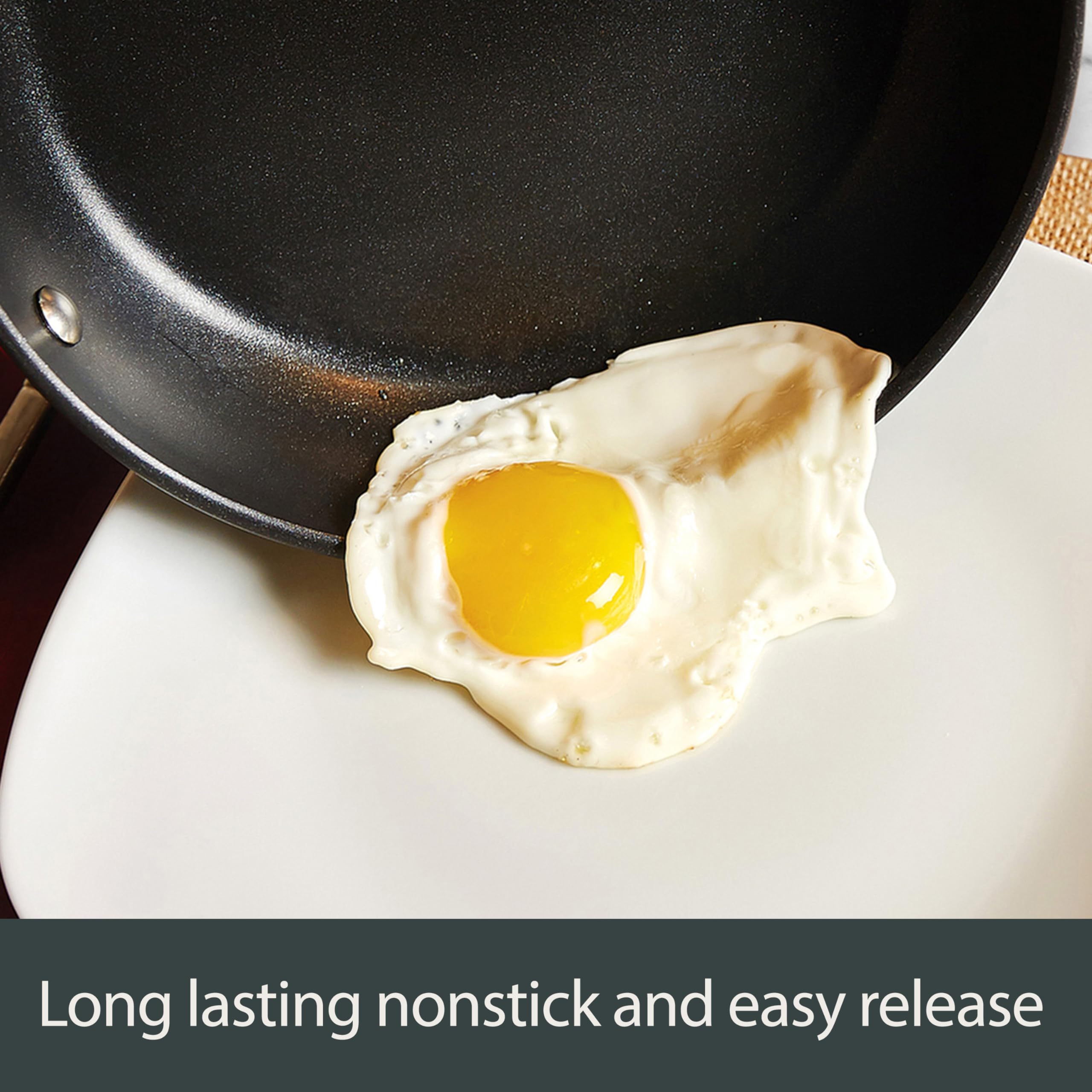 All-Clad Ha1 Hard Anodized Nonstick Grill 11X11 Inch Oven Safe 350F Pots And Pans, Cookware Black