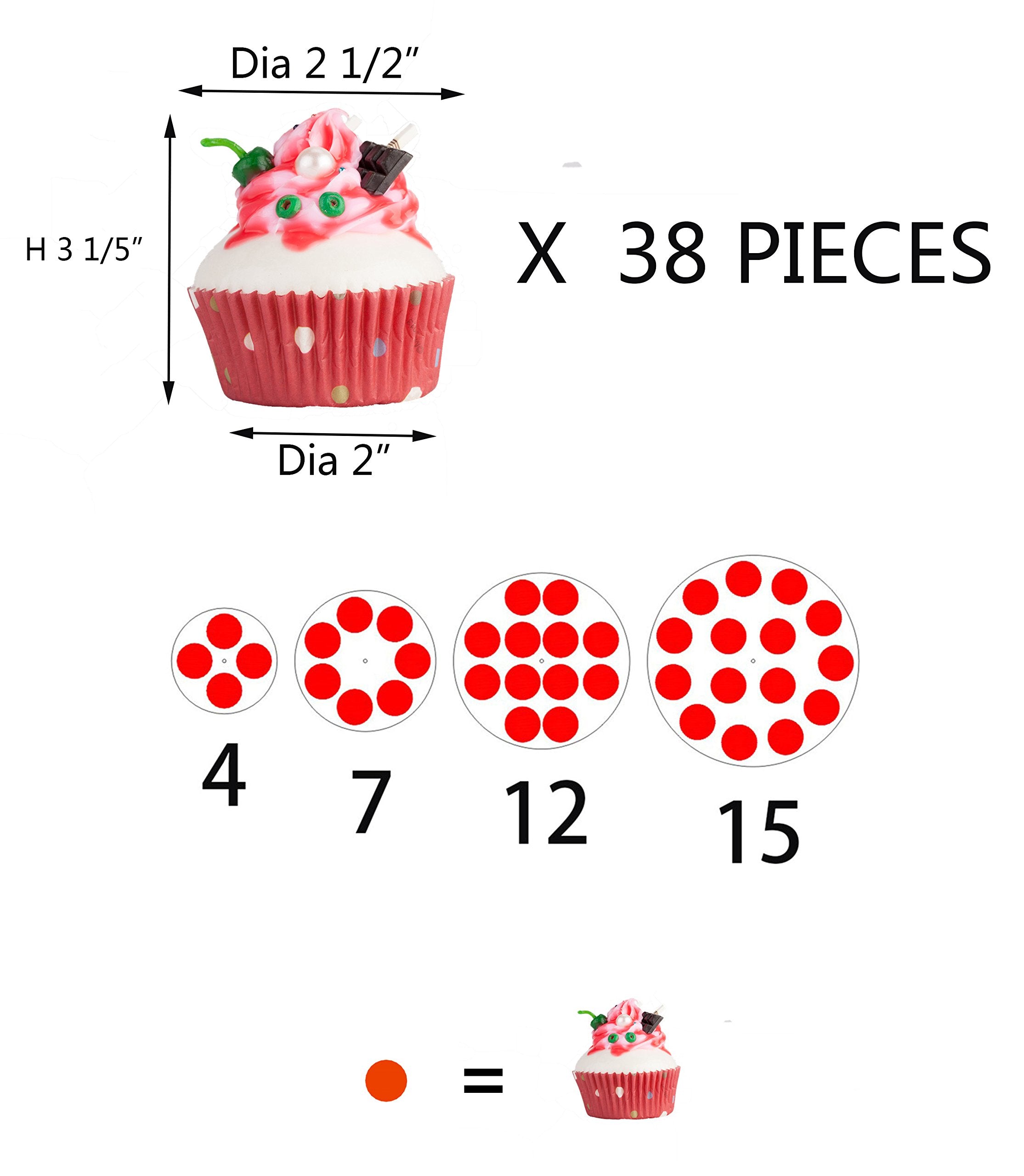 YestBuy 4 Tier Round Acrylic Cupcake Stand with Base  Premium Cupcake Holder  Acrylic Cupcake Tower Display Cady Bar Party D